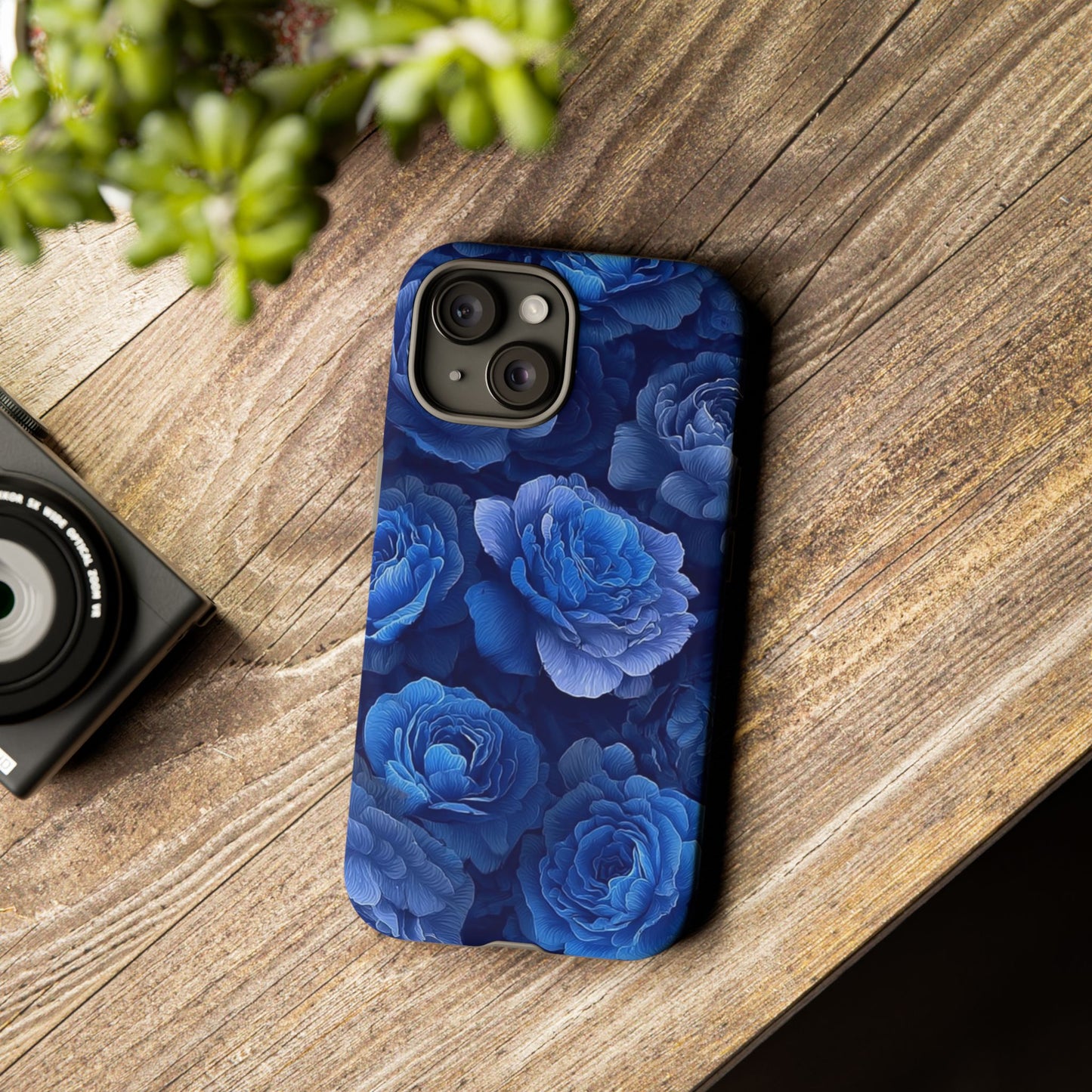 Floral Blue Roses [TOUGH CASE]