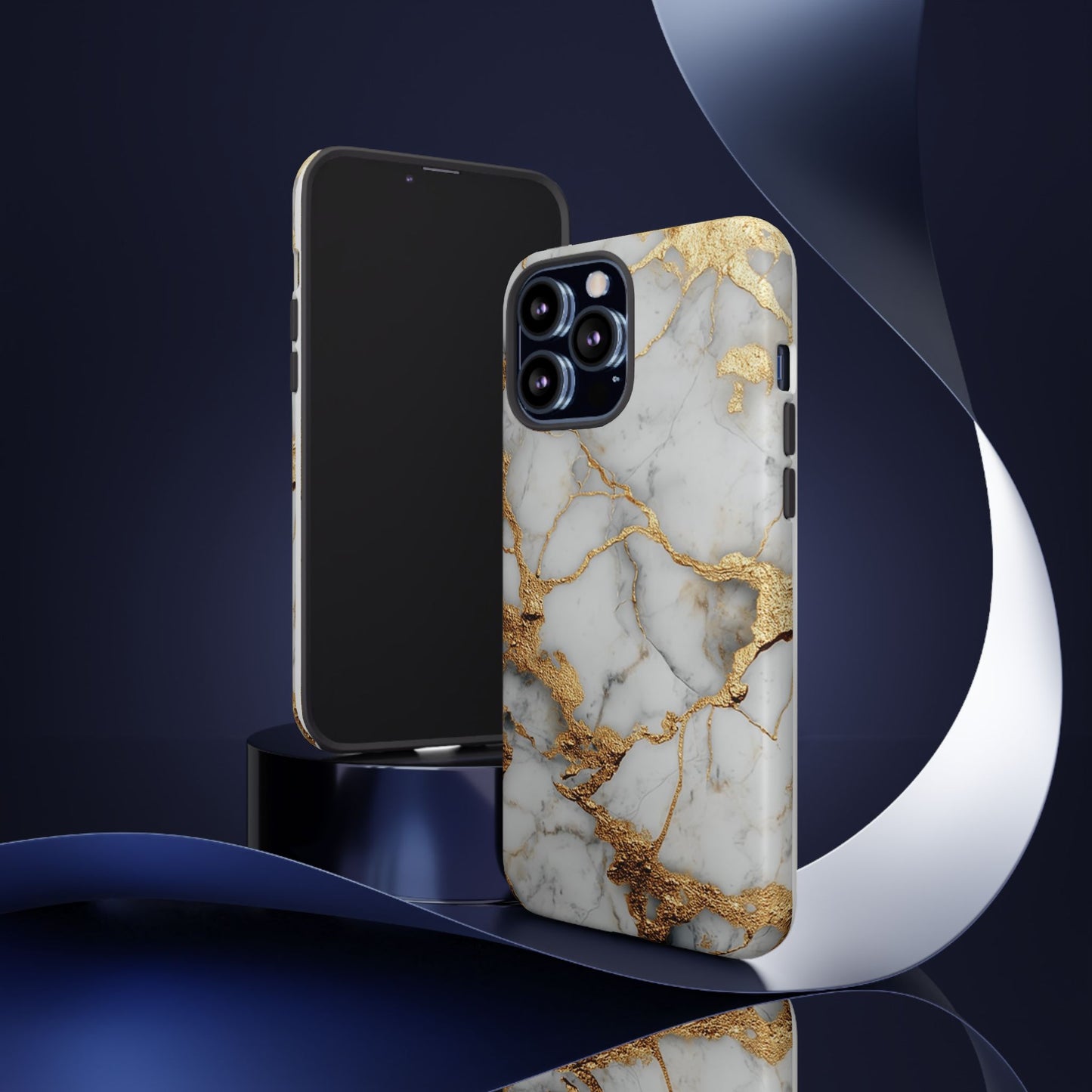 White & Gold Marble [TOUGH CASE]