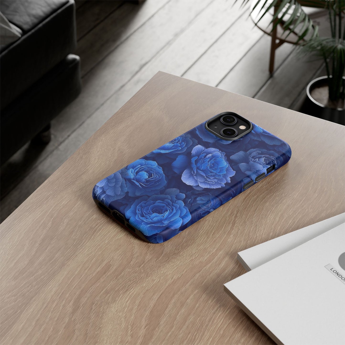 Floral Blue Roses [TOUGH CASE]