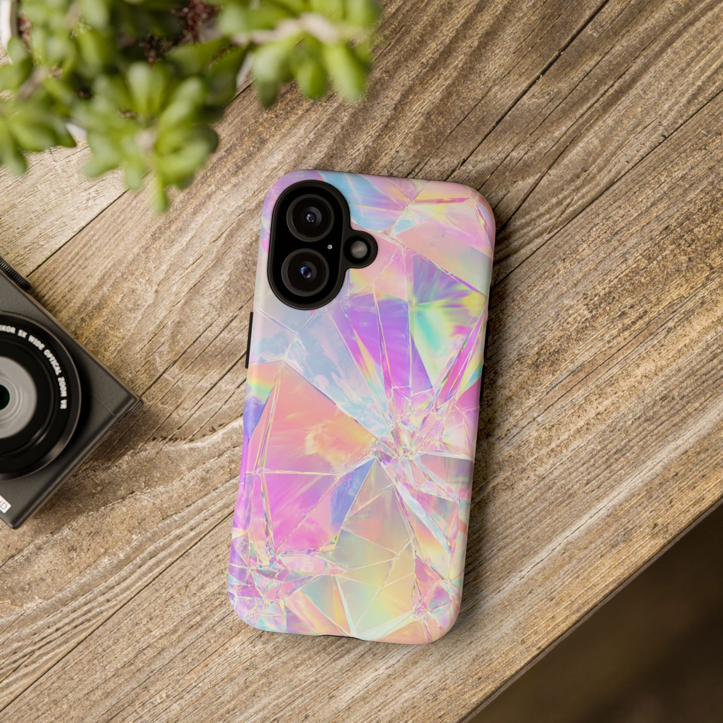 Iridescent Shards Phone Case (iPhone X - iPhone 17 Pro Max) [TOUGH CASE]