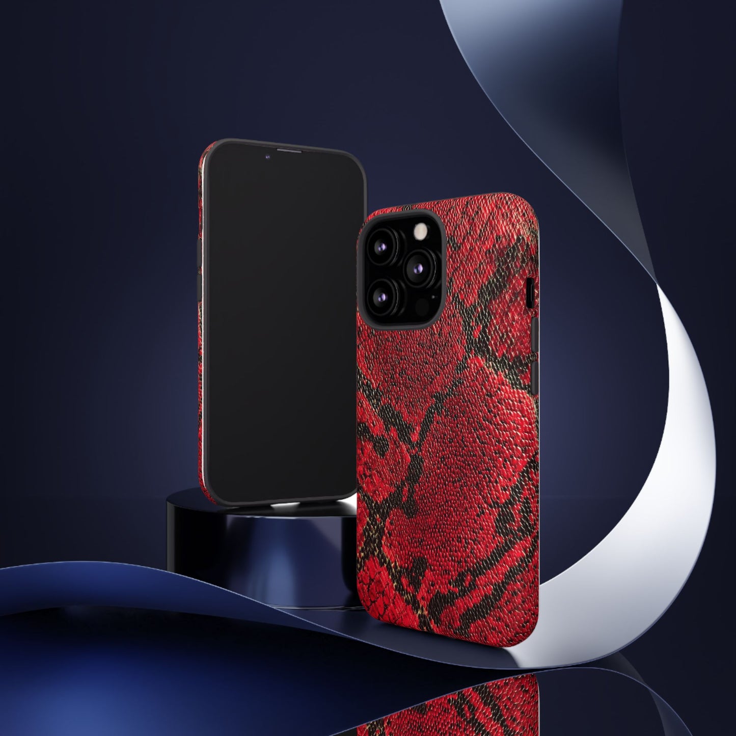 Red Snake Skin [TOUGH CASE]