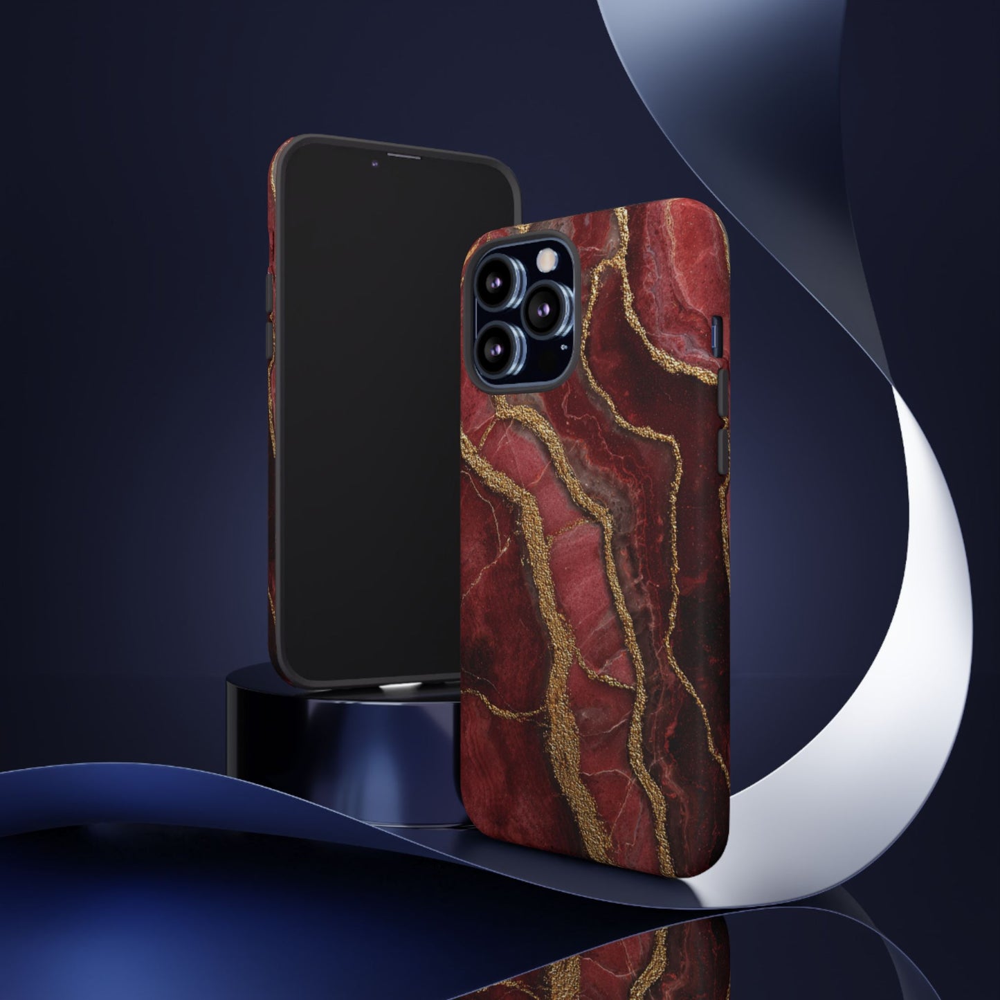 Red & Gold Marble [TOUGH CASE]