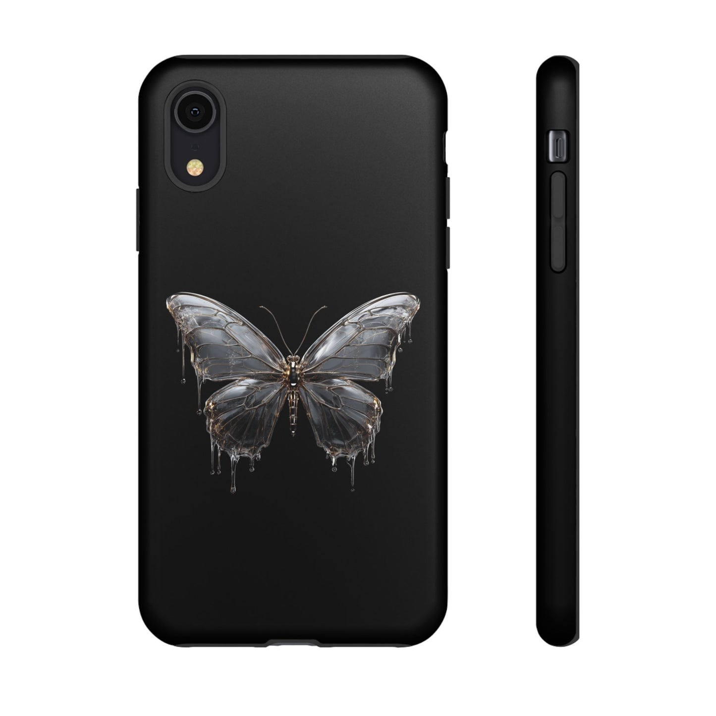 Metallic Butterfly (iPhone X - iPhone 17 Pro Max) [TOUGH CASE]