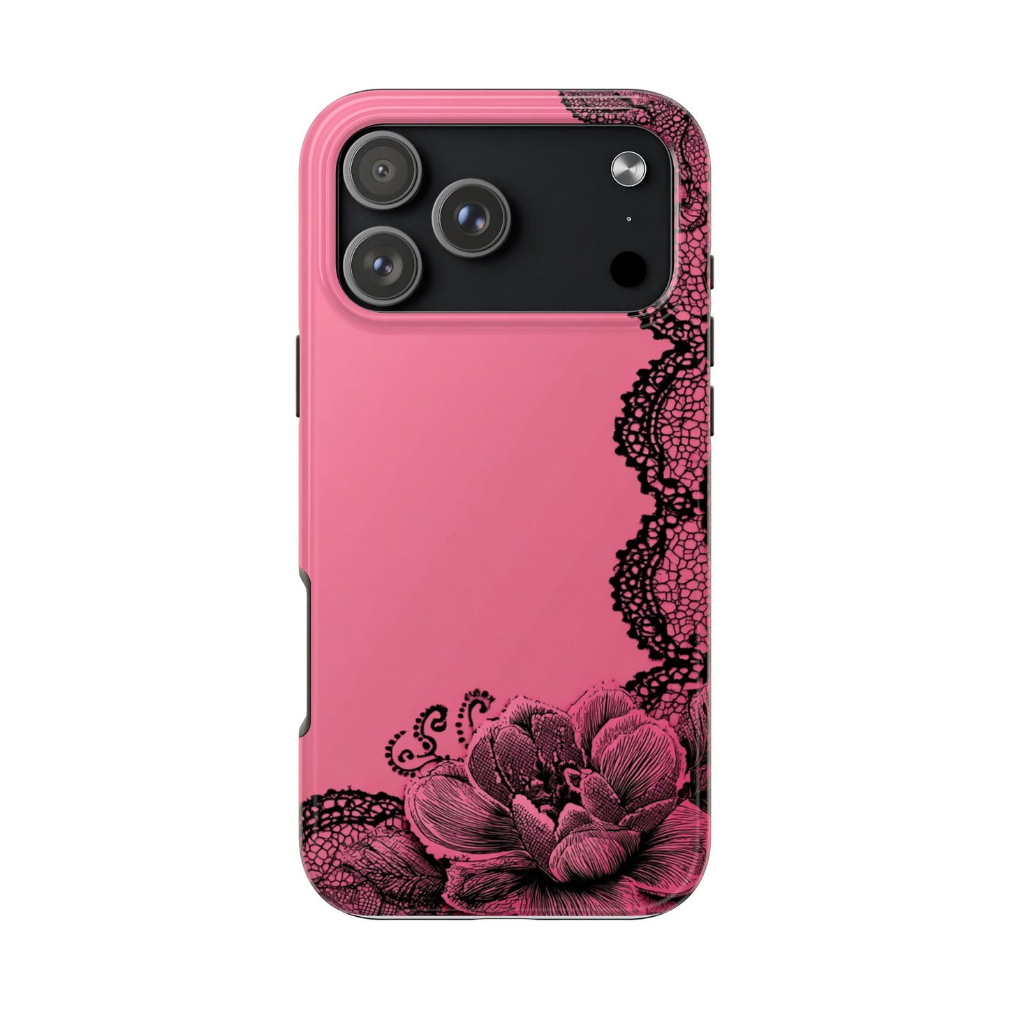 Pink Floral Lace