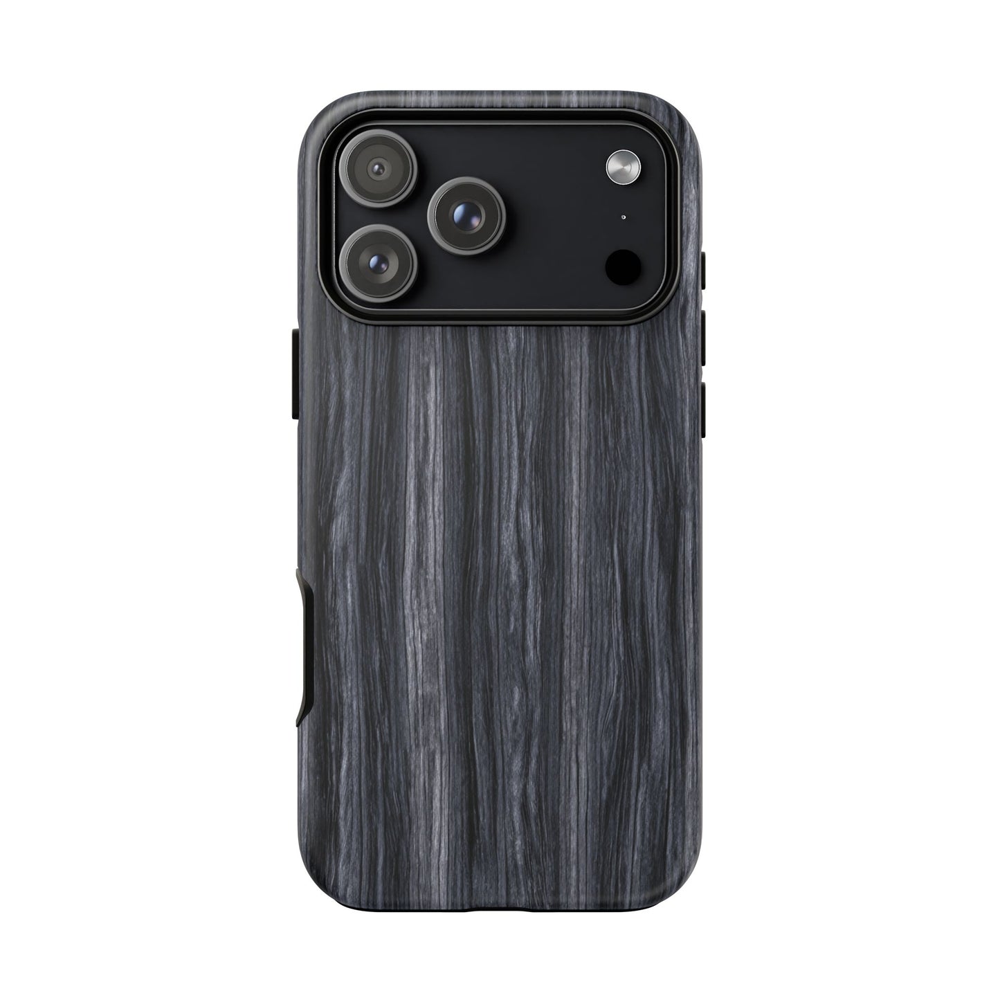 Black Wood (iPhone X - iPhone 17 Pro Max) [TOUGH CASE]