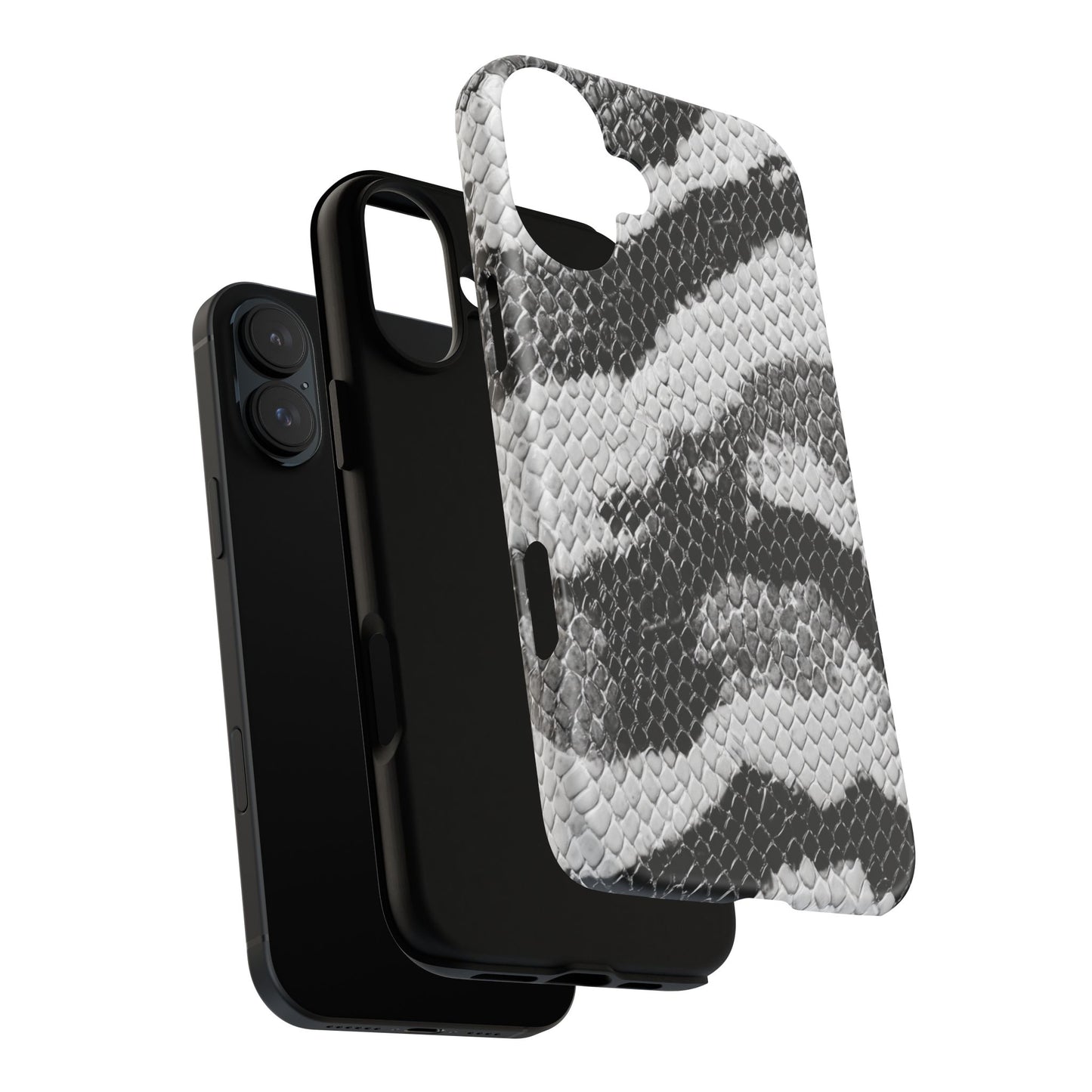 Black & White Snakeskin [TOUGH CASE]