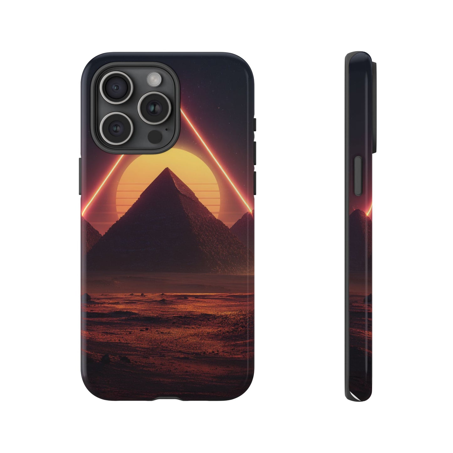 Retro Pyramid Sunset [TOUGH CASE]