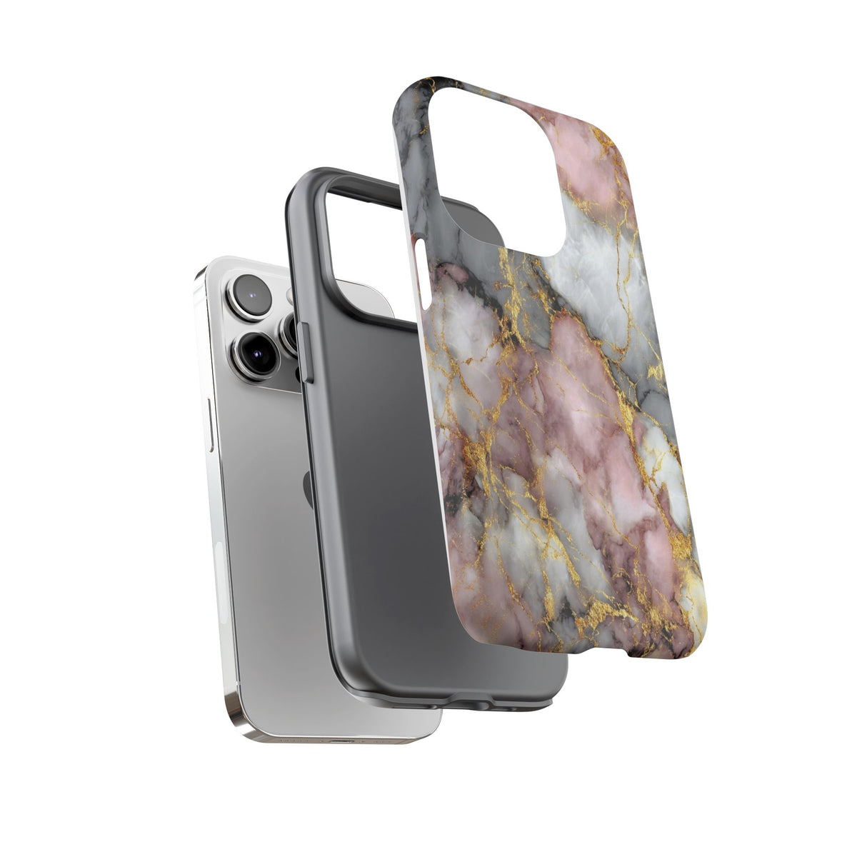 Rose & White Marble