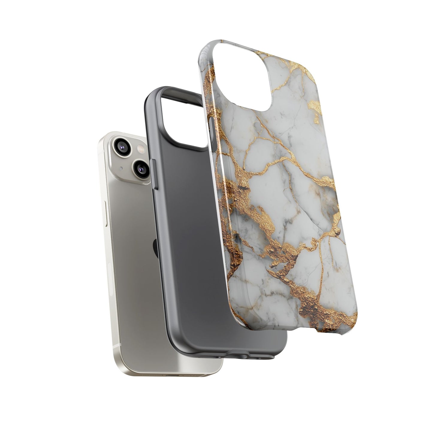 White & Gold Marble [TOUGH CASE]
