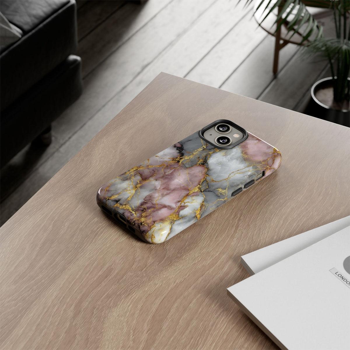 Rose & White Marble