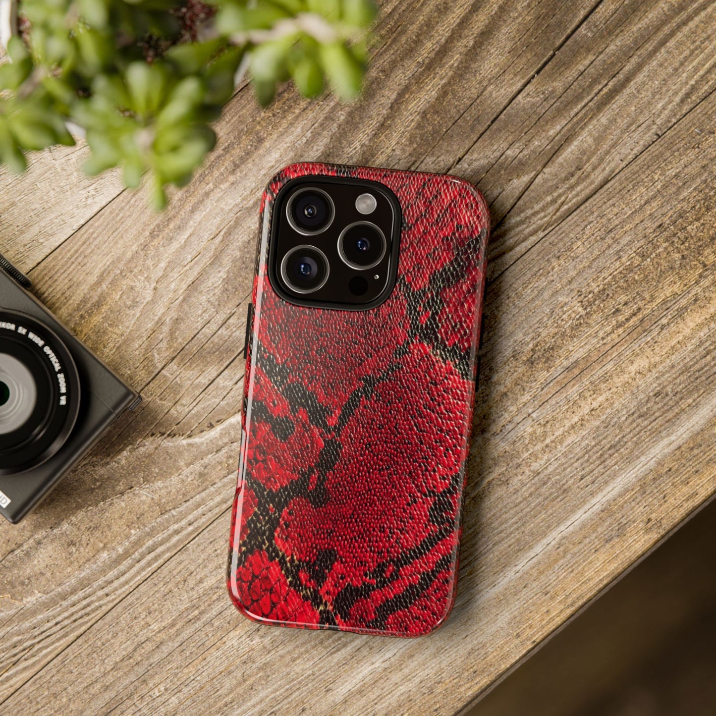 Red Snake Skin [TOUGH CASE]