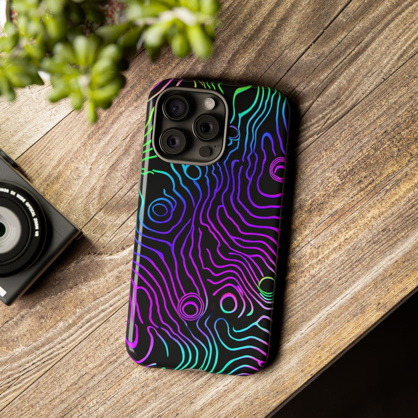 Topographic (iPhone X - iPhone 17 Pro Max) [TOUGH CASE]