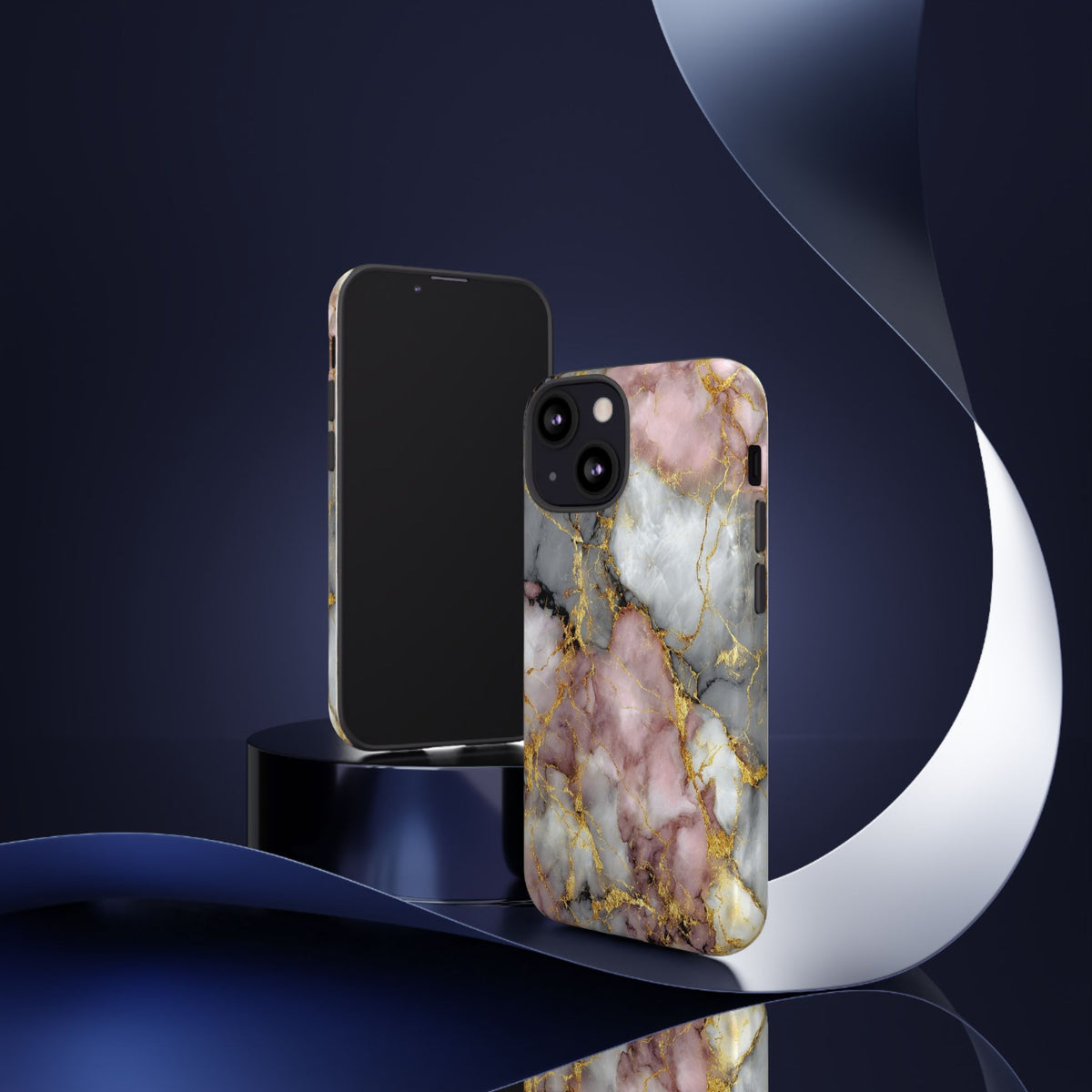 Rose & White Marble