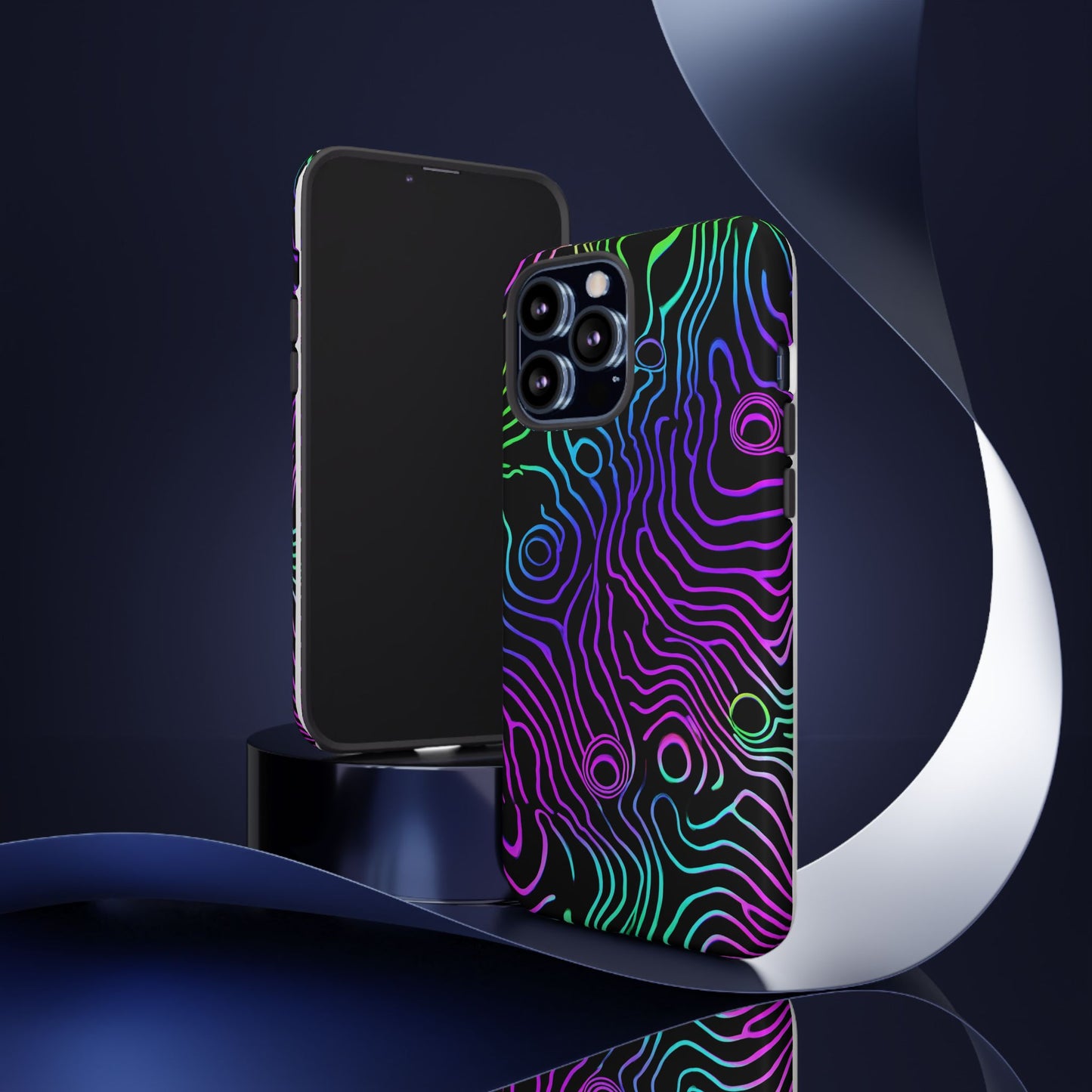 Topographic (iPhone X - iPhone 17 Pro Max) [TOUGH CASE]