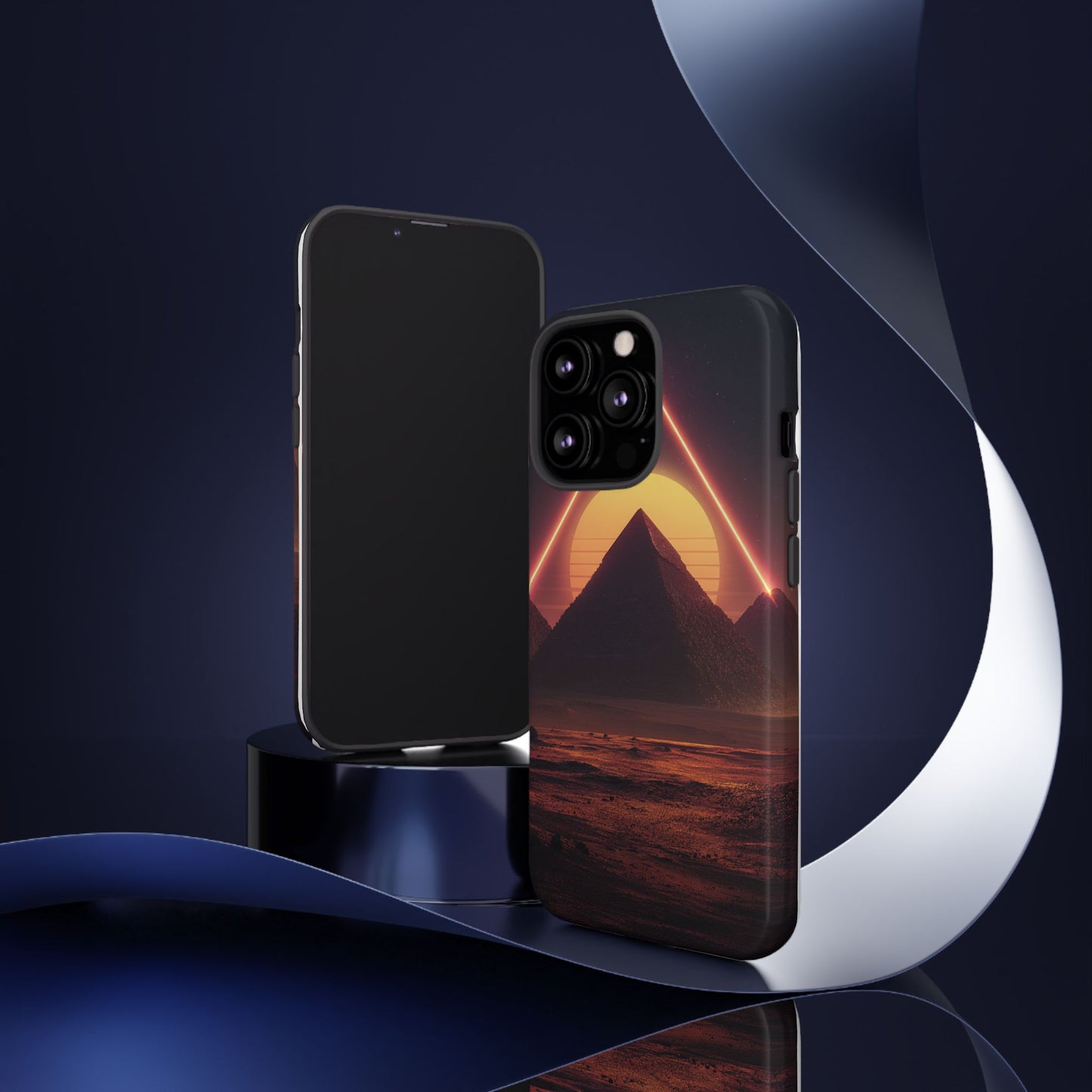 Retro Pyramid Sunset [TOUGH CASE]