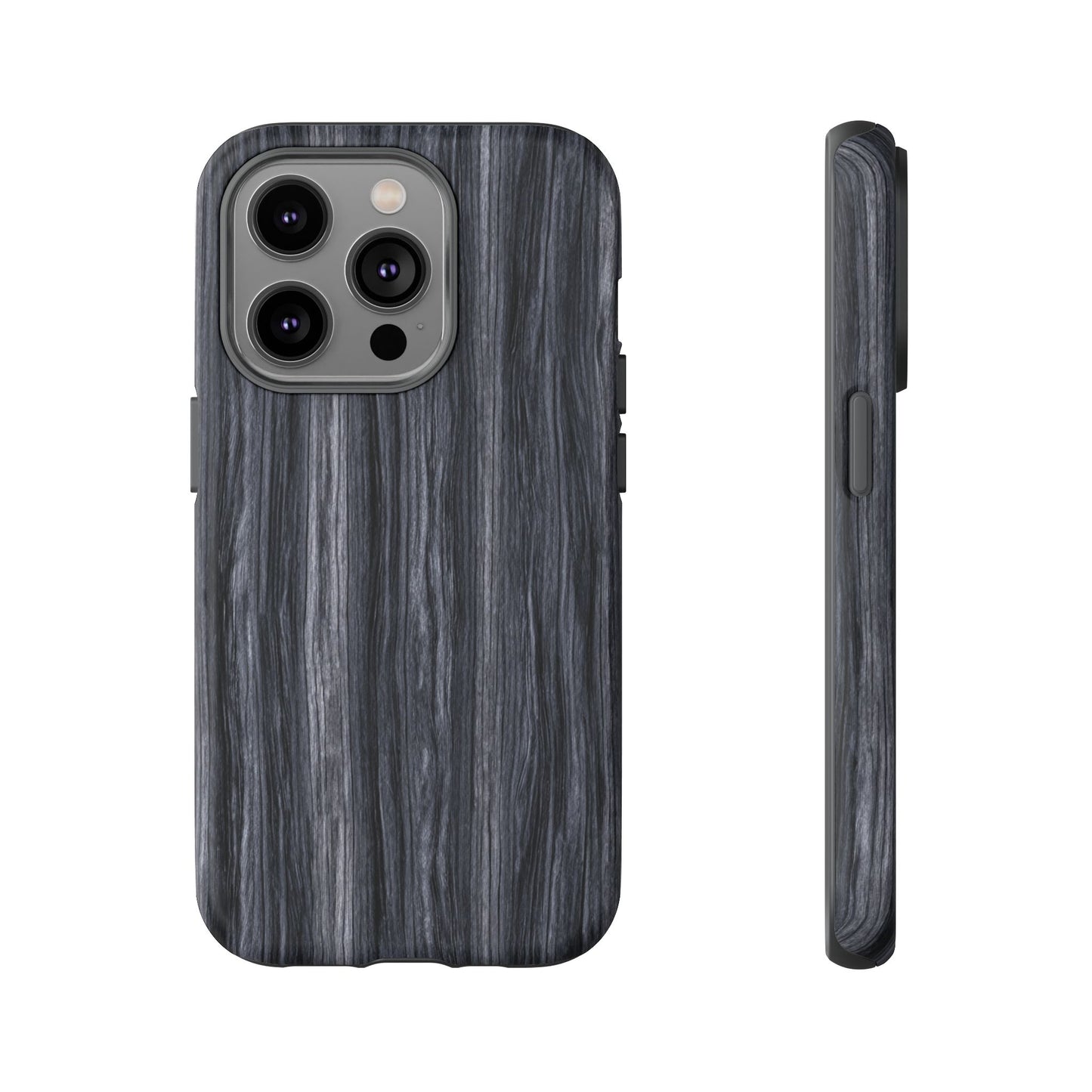 Black Wood (iPhone X - iPhone 17 Pro Max) [TOUGH CASE]