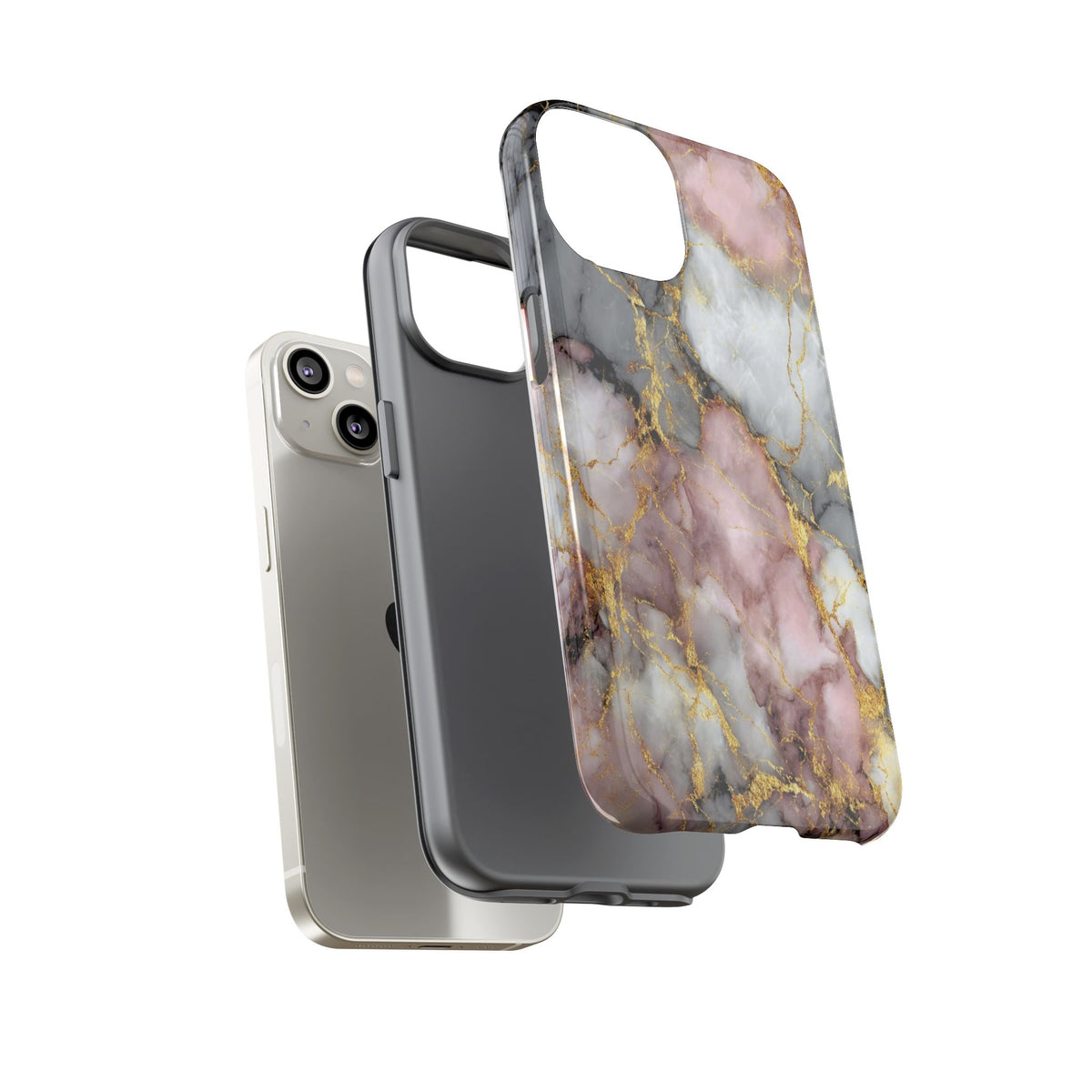 Rose & White Marble