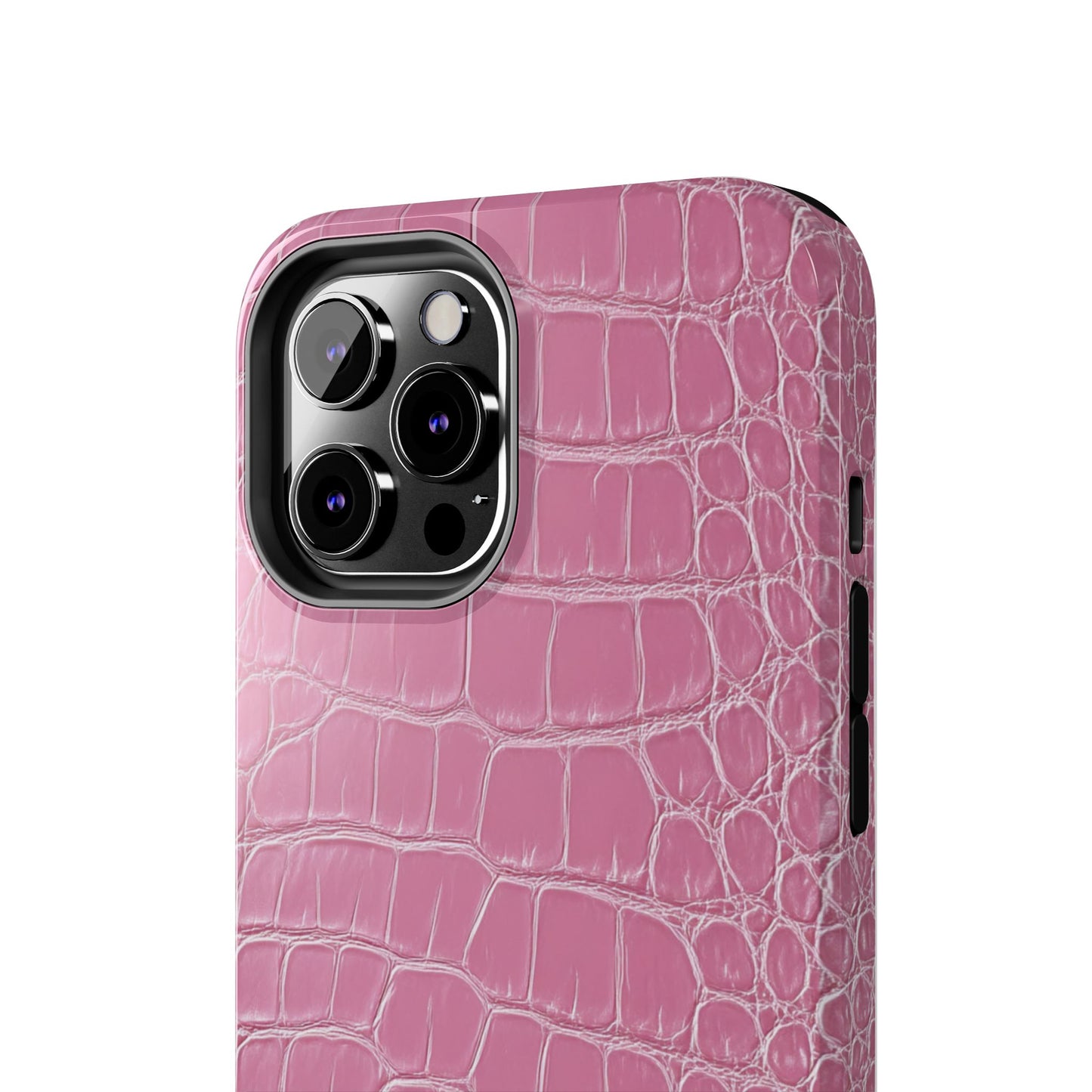Pink Crocodile Leather