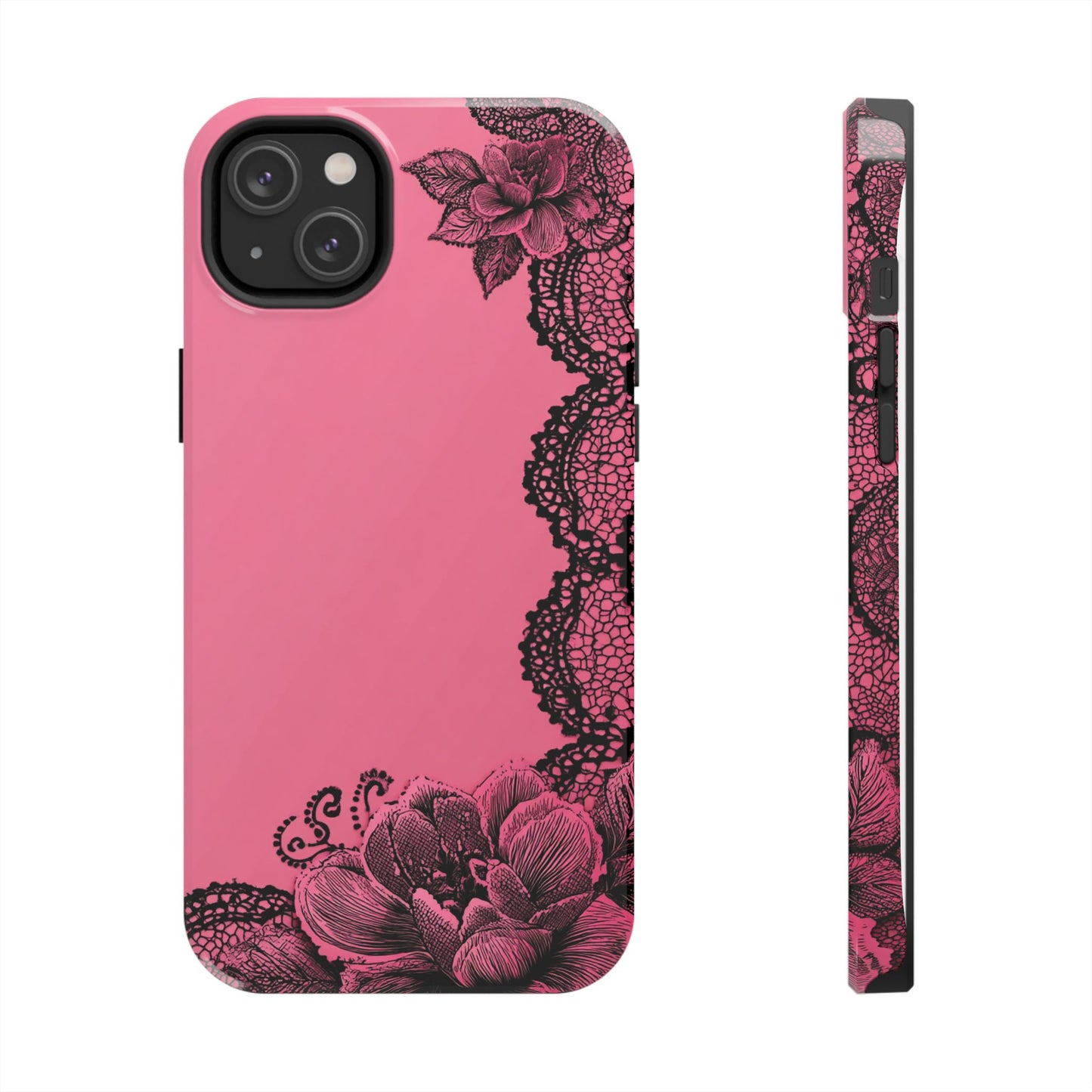 Pink Floral Lace