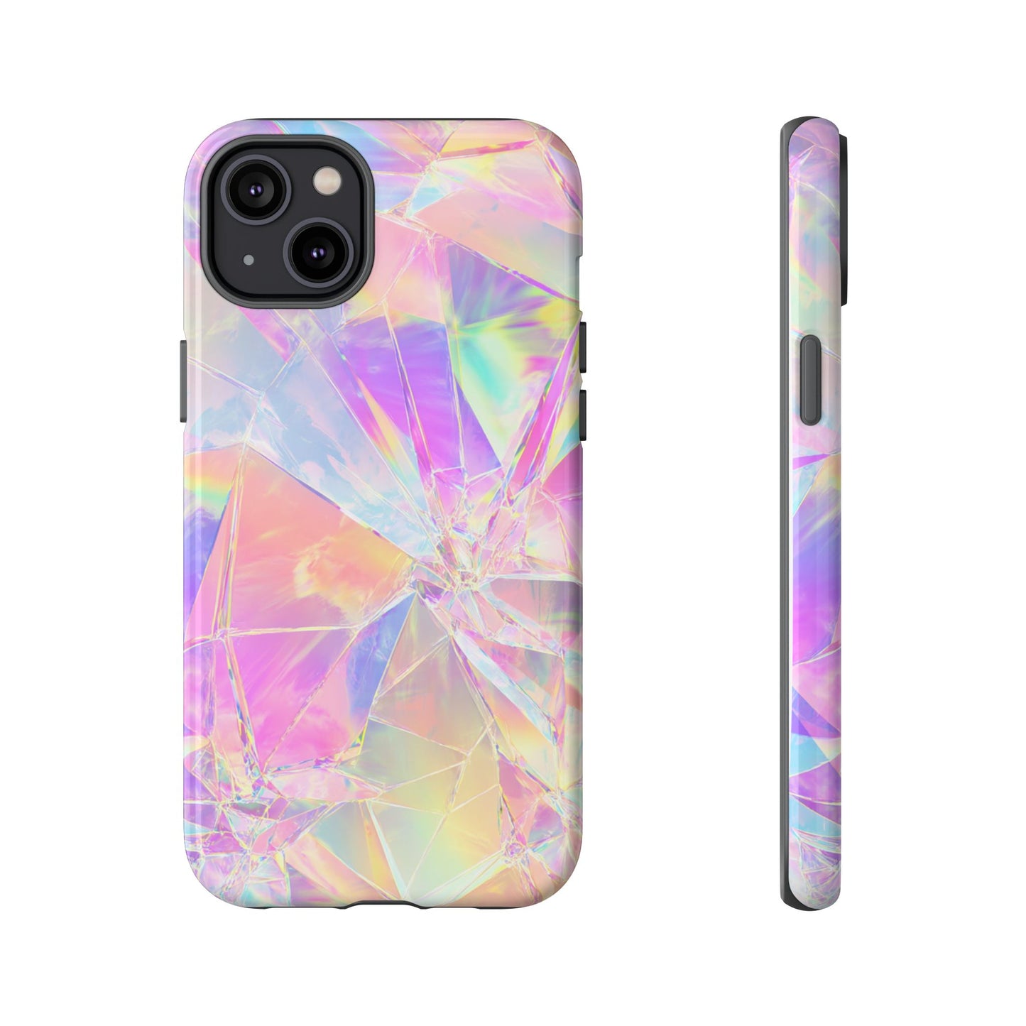 Iridescent Shards Phone Case (iPhone X - iPhone 17 Pro Max) [TOUGH CASE]