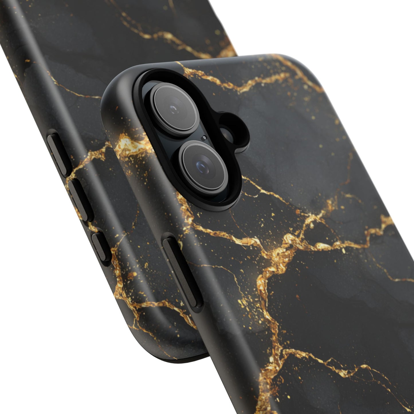 Black & Gold Marble [TOUGH CASE]