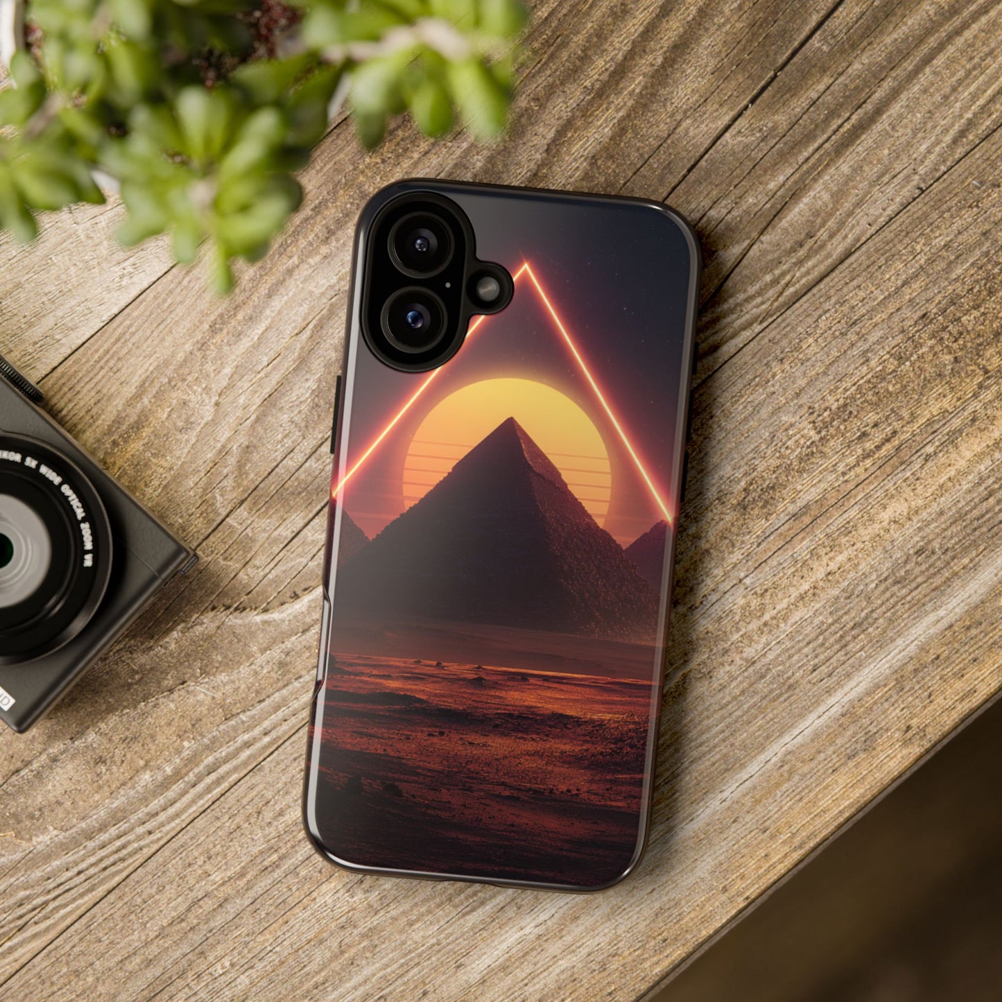 Retro Pyramid Sunset [TOUGH CASE]
