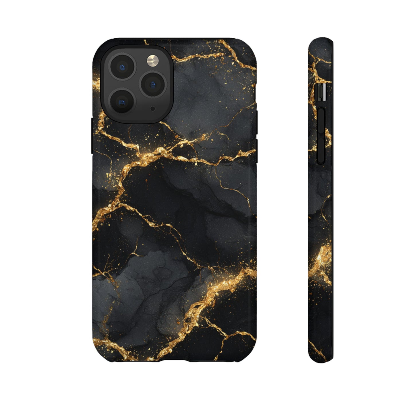 Black & Gold Marble [TOUGH CASE]