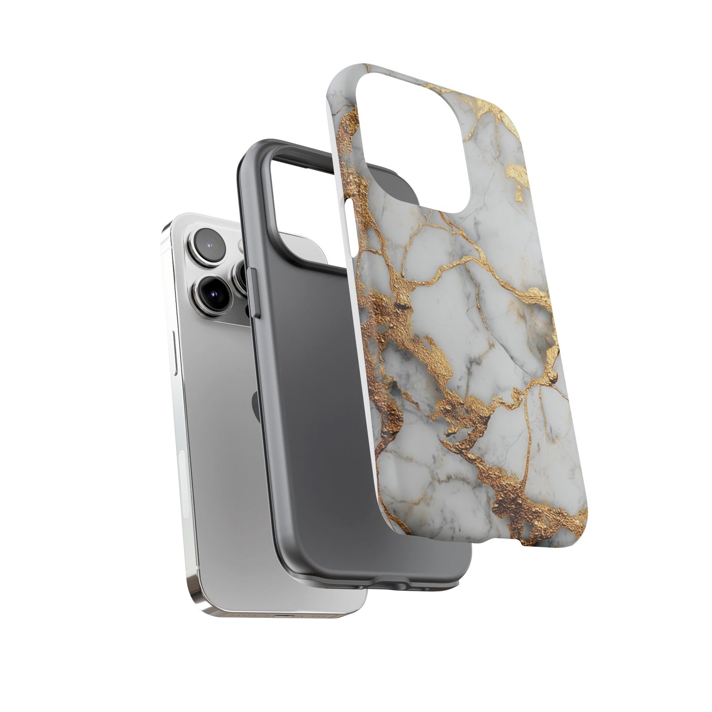 White & Gold Marble [TOUGH CASE]