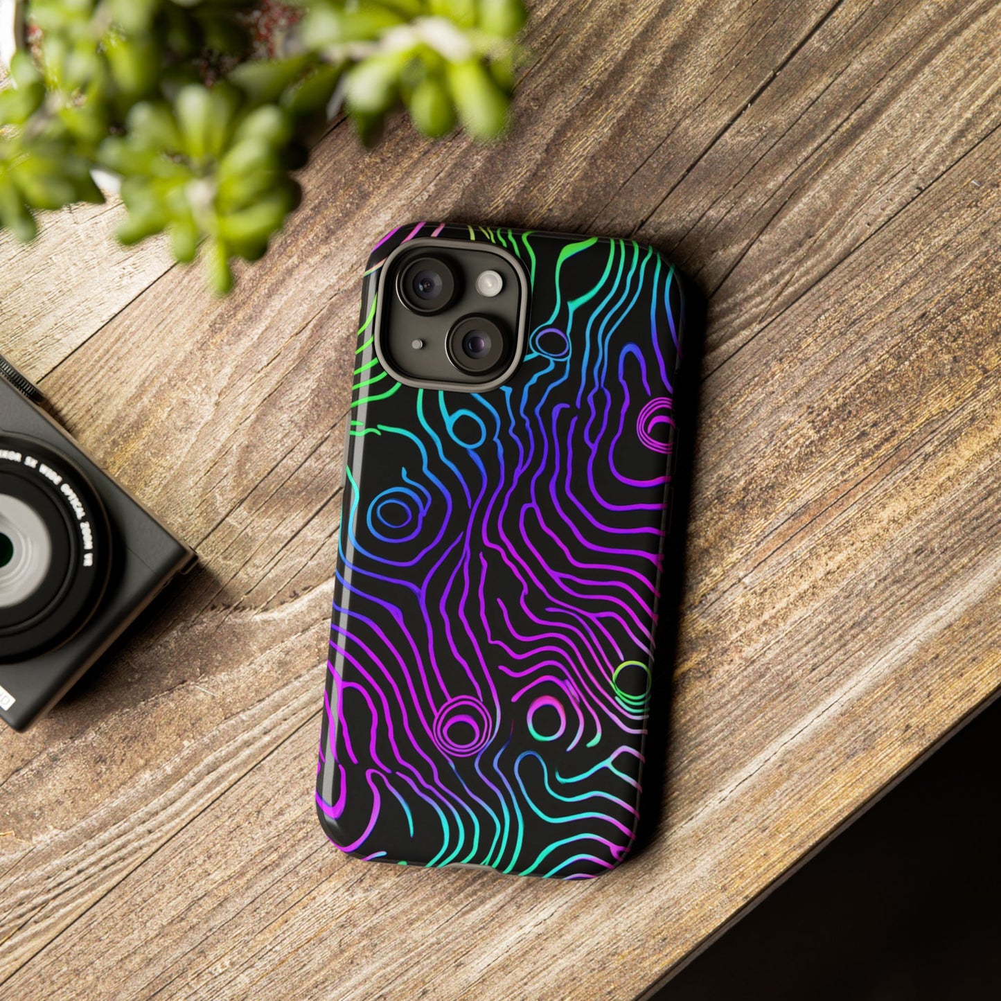 Topographic (iPhone X - iPhone 17 Pro Max) [TOUGH CASE]
