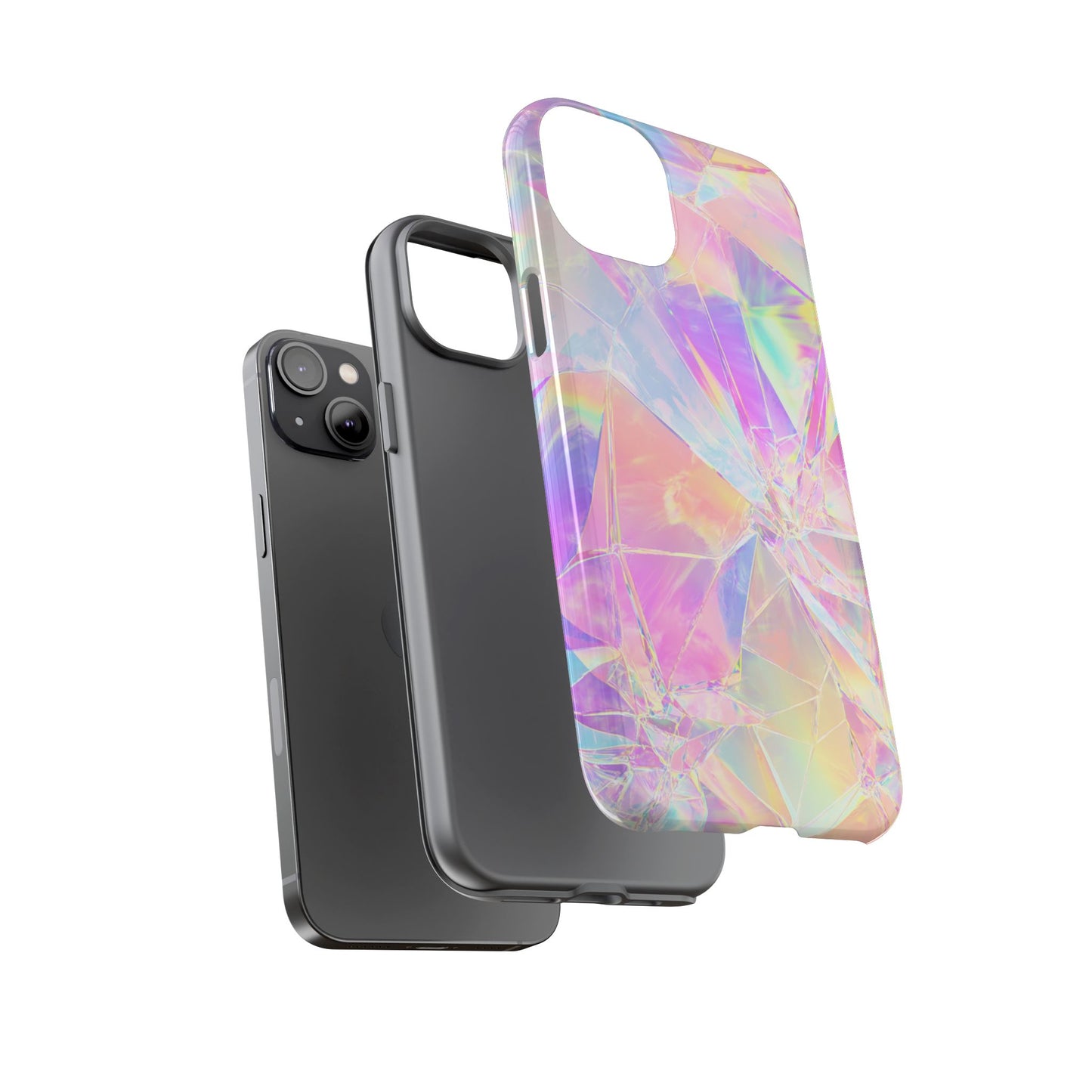 Iridescent Shards Phone Case (iPhone X - iPhone 17 Pro Max) [TOUGH CASE]