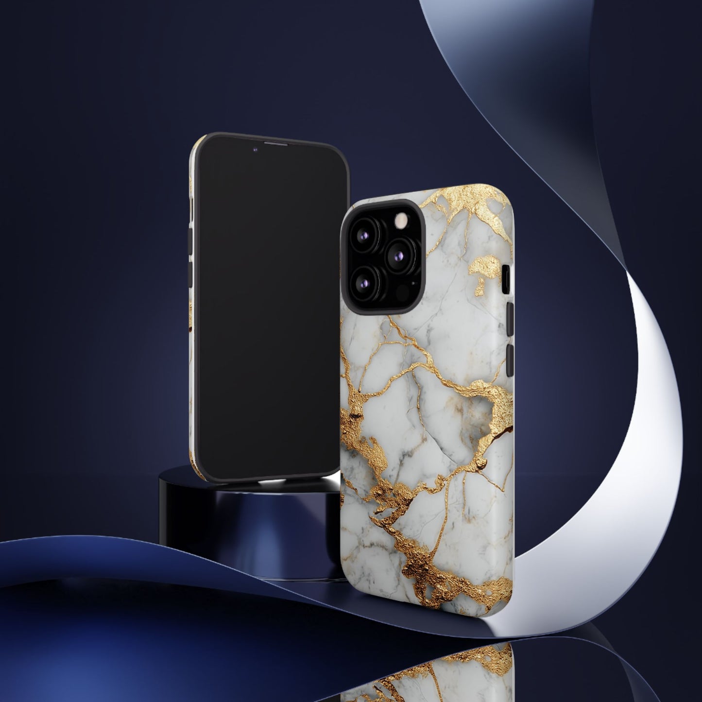 White & Gold Marble [TOUGH CASE]