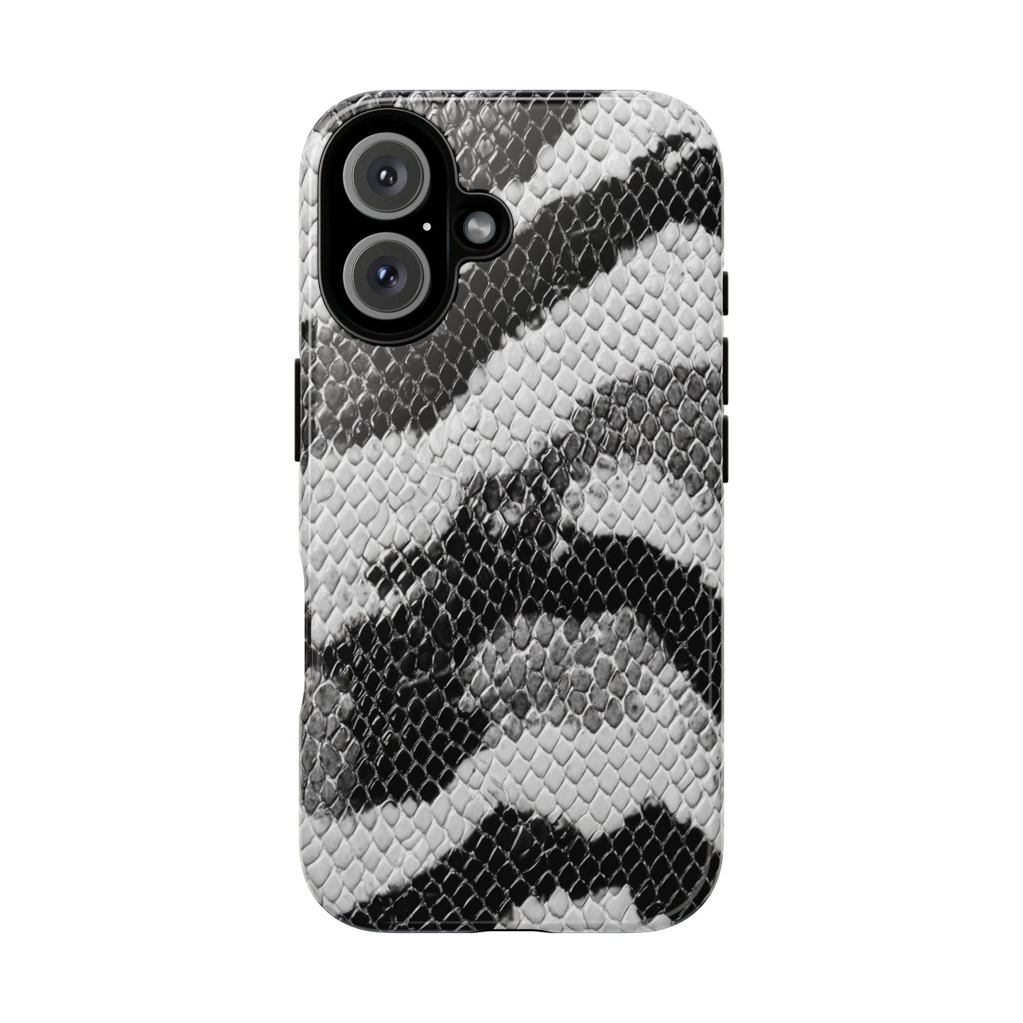 Black & White Snakeskin [TOUGH CASE]