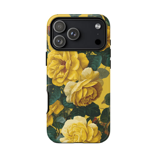 Floral Yellow Roses [TOUGH CASE]