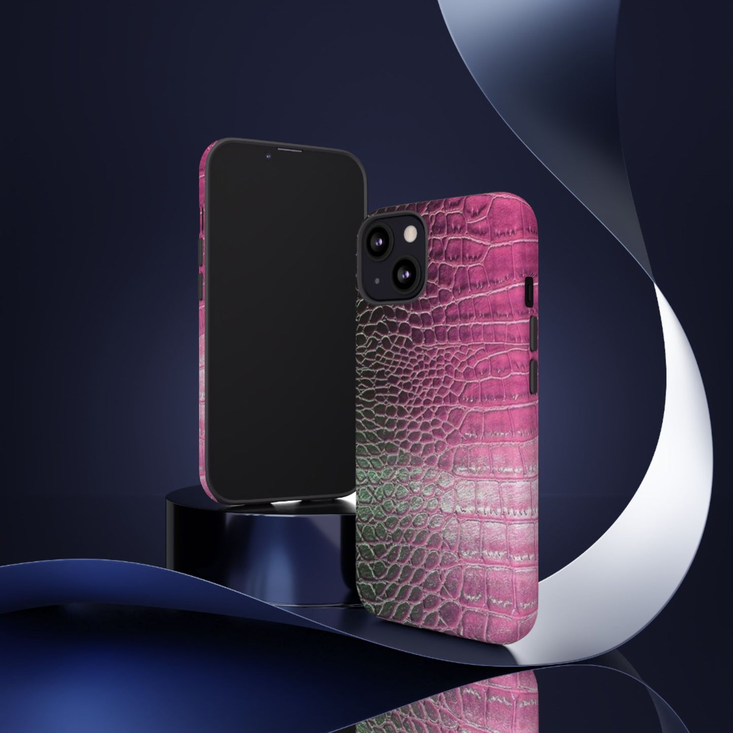Purple Crocodile Leather [TOUGH CASE]