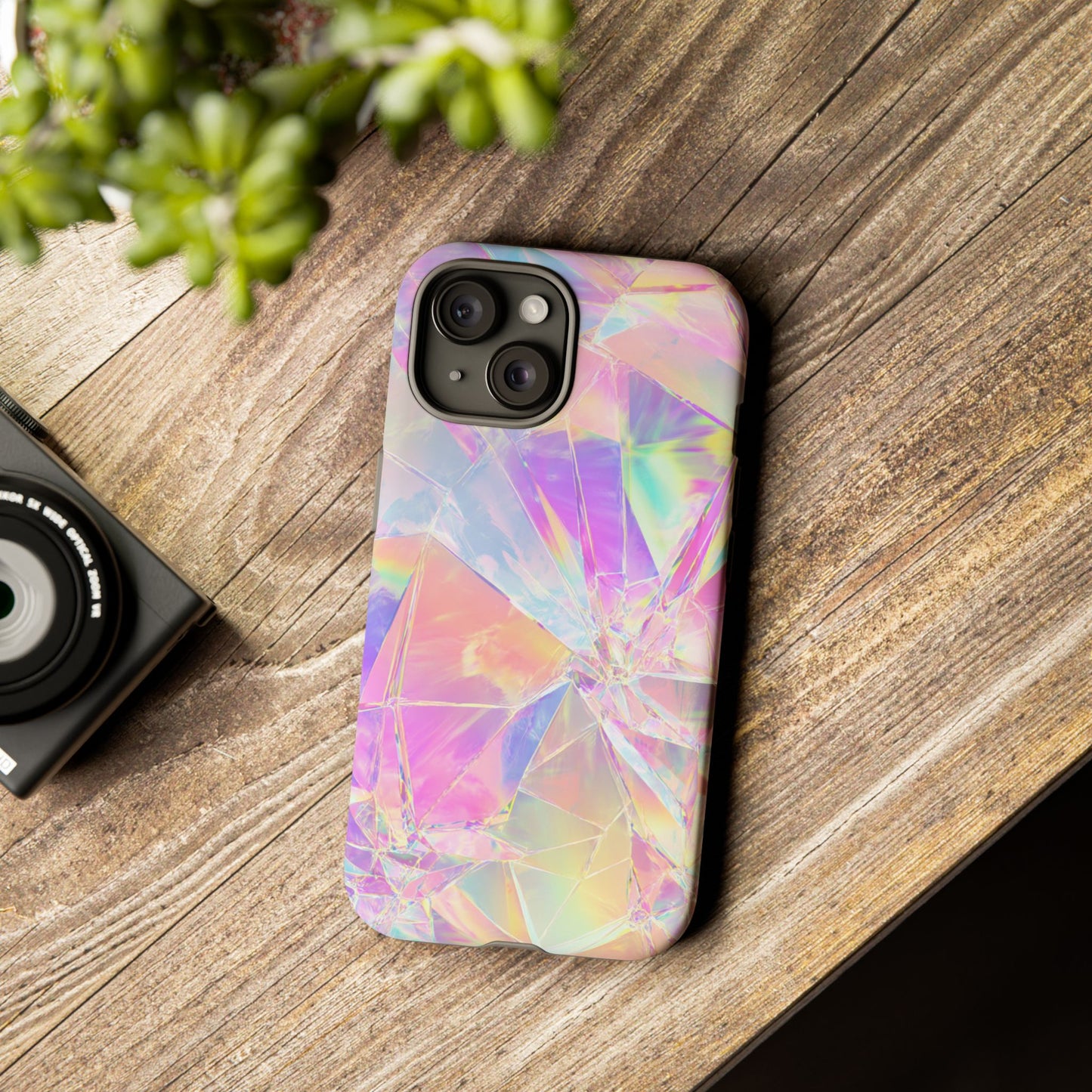 Iridescent Shards Phone Case (iPhone X - iPhone 17 Pro Max) [TOUGH CASE]