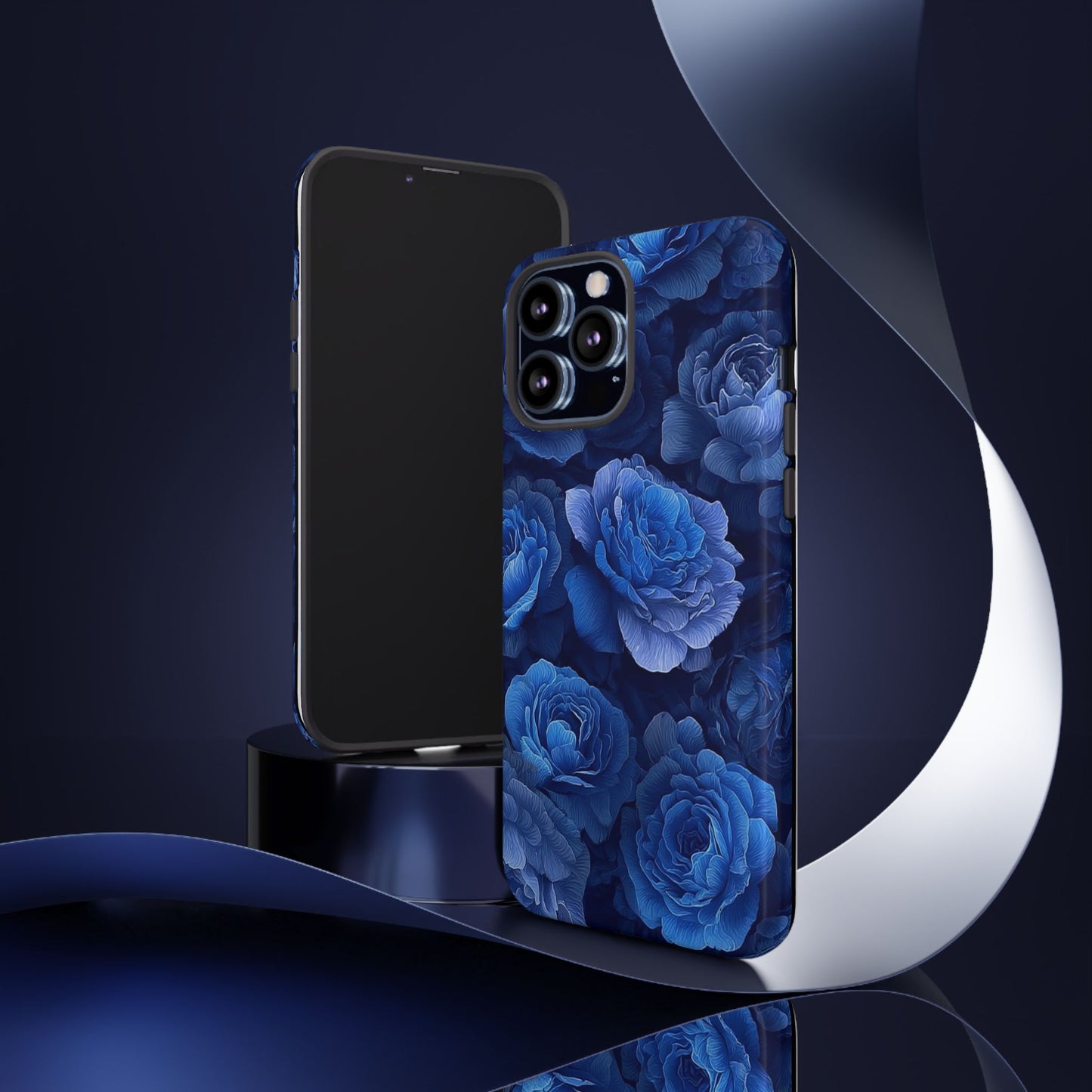 Floral Blue Roses [TOUGH CASE]