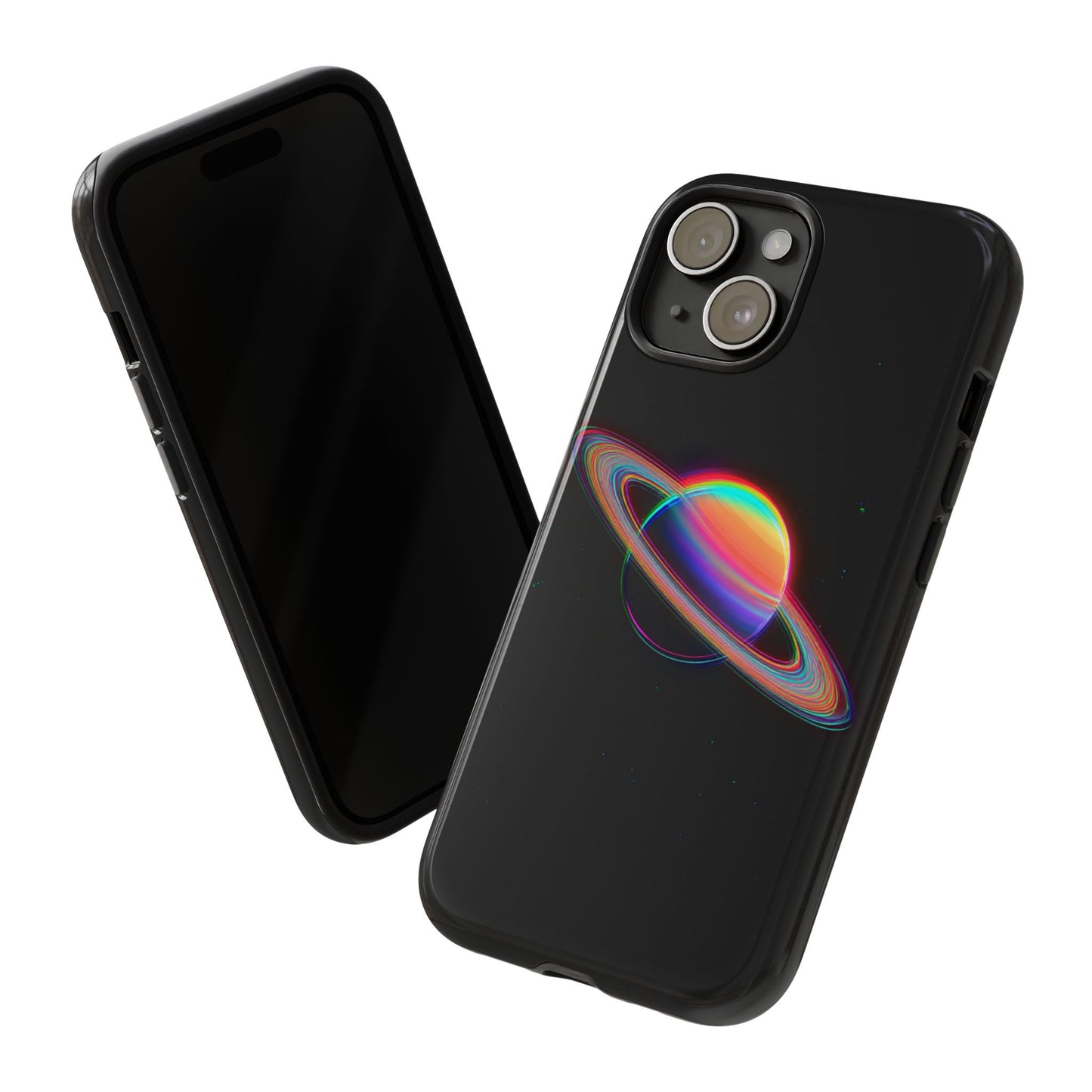 Glitched Saturn – (iPhone X - iPhone 17 Pro Max) [TOUGH CASE]