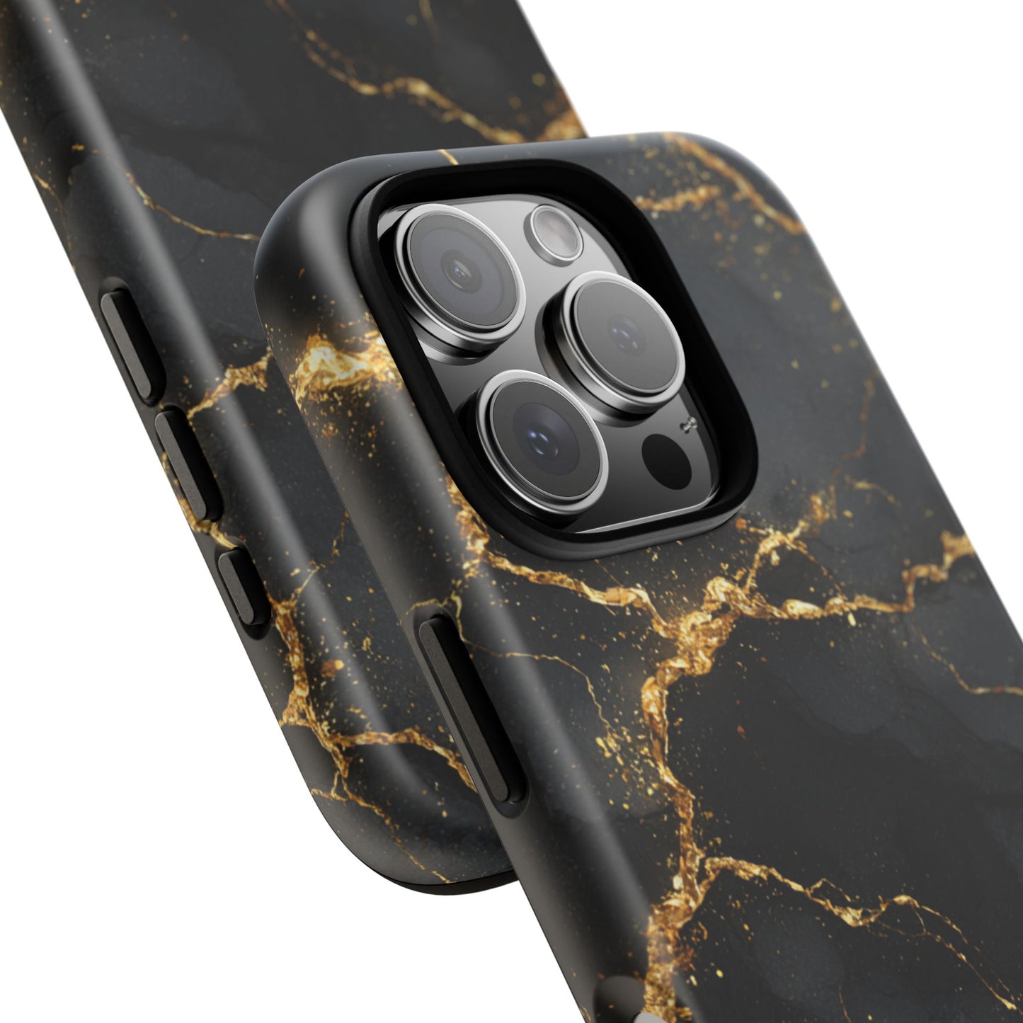 Black & Gold Marble [TOUGH CASE]