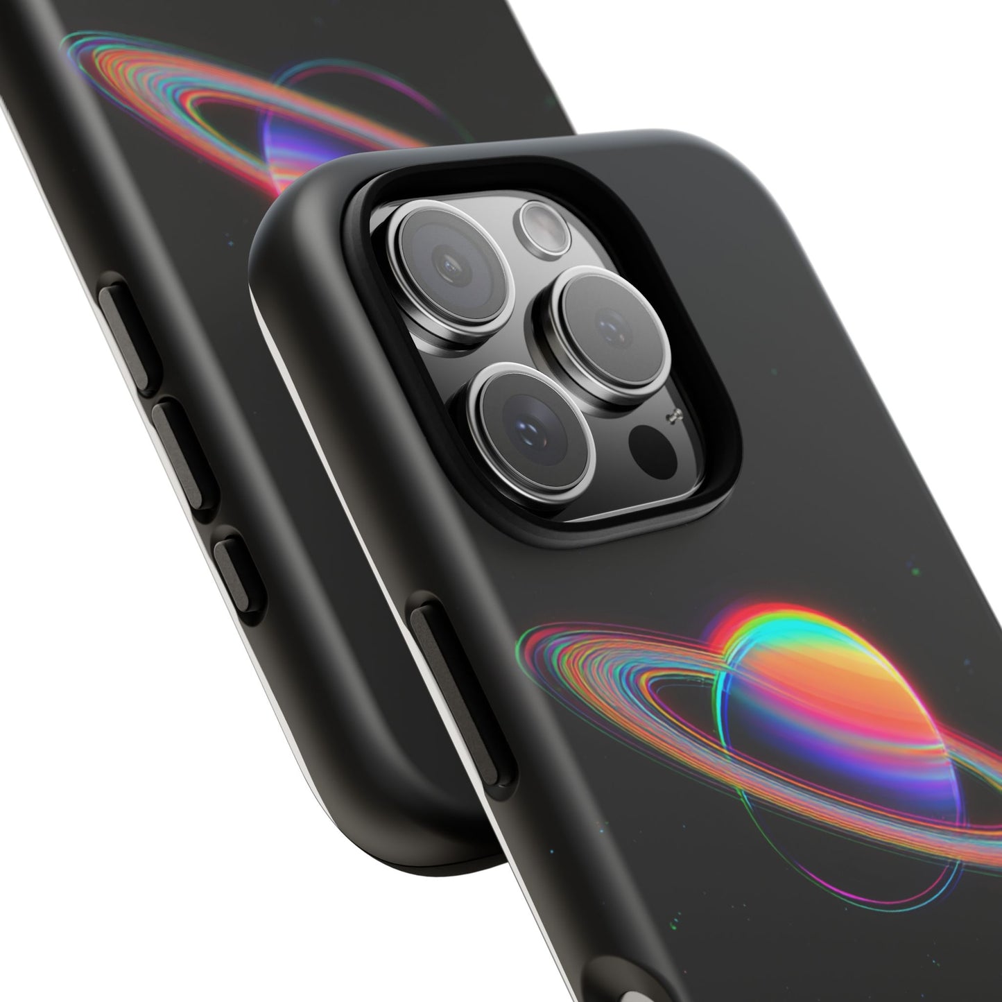 Glitched Saturn – (iPhone X - iPhone 17 Pro Max) [TOUGH CASE]