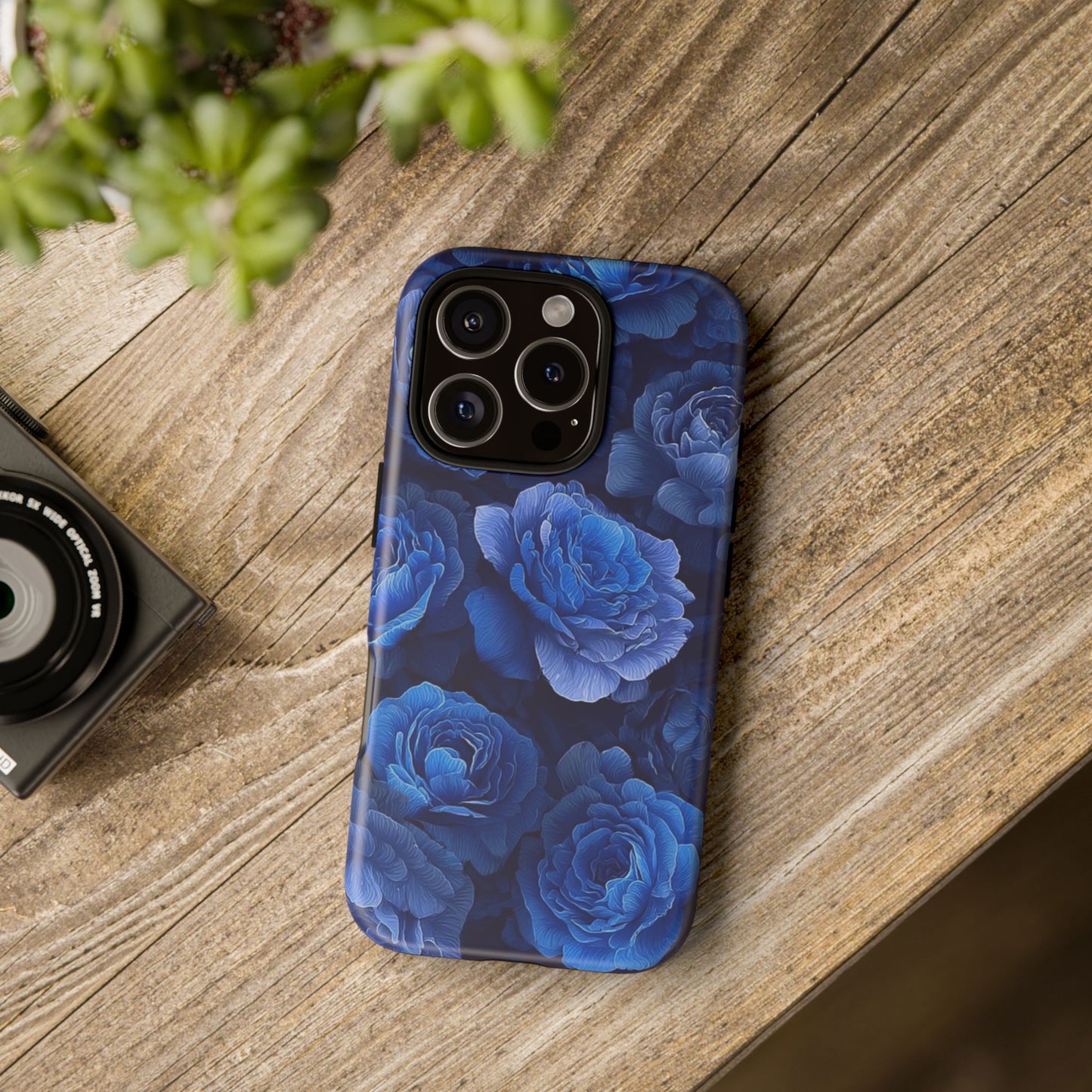 Floral Blue Roses [TOUGH CASE]