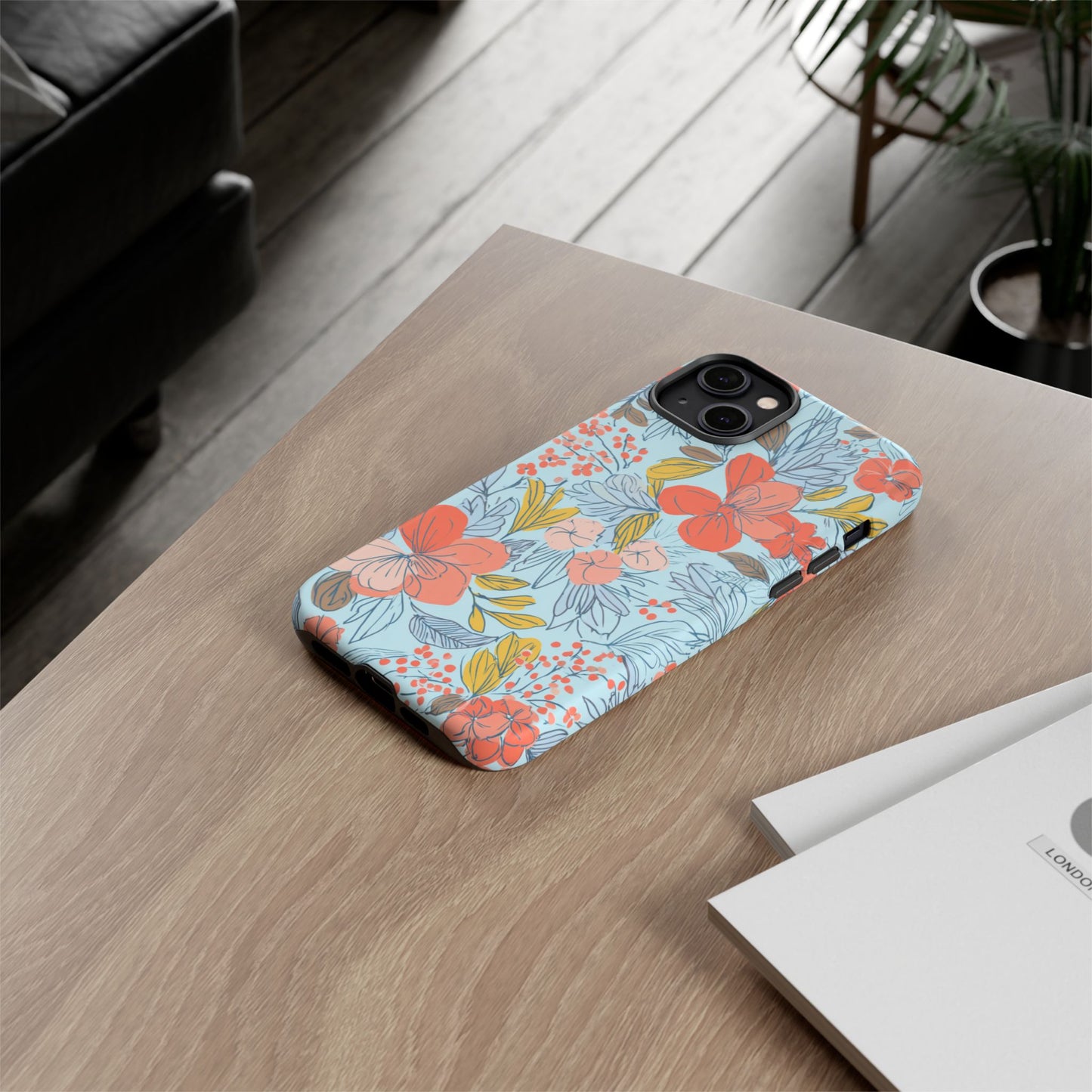 Floral 02 (iPhone X - iPhone 17 Pro Max) [TOUGH CASE]
