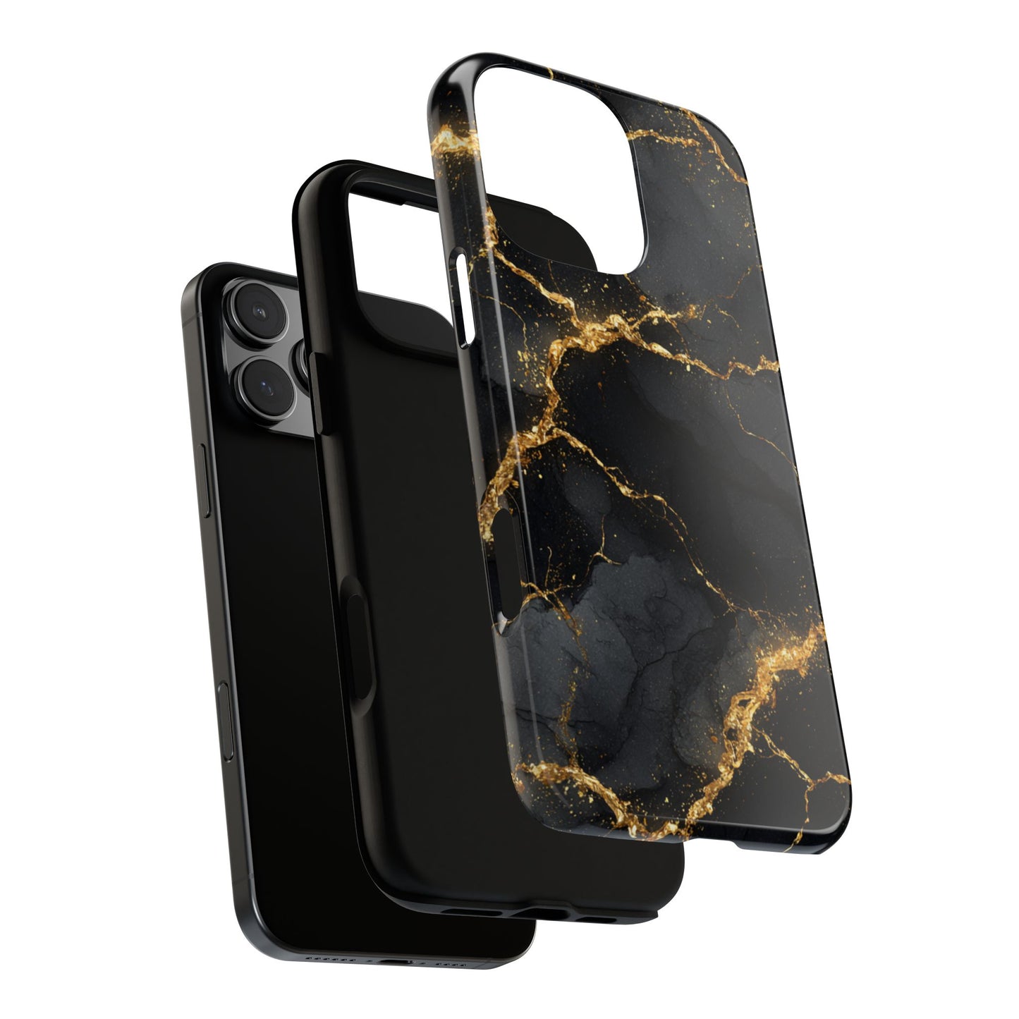 Black & Gold Marble [TOUGH CASE]