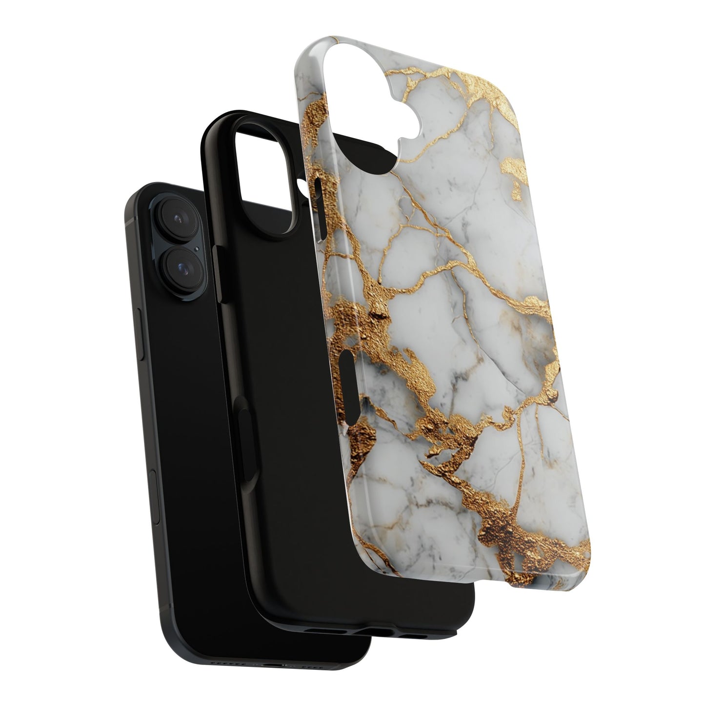 White & Gold Marble [TOUGH CASE]