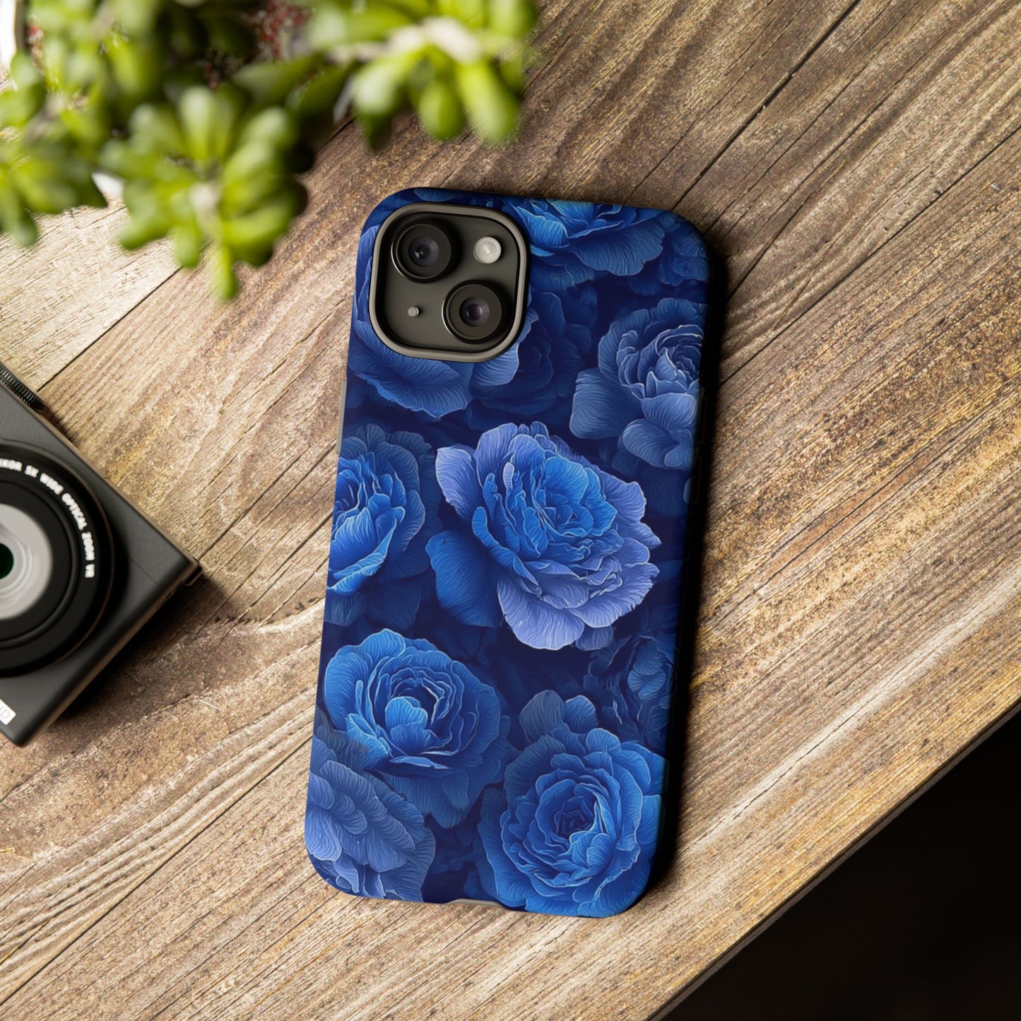 Floral Blue Roses [TOUGH CASE]