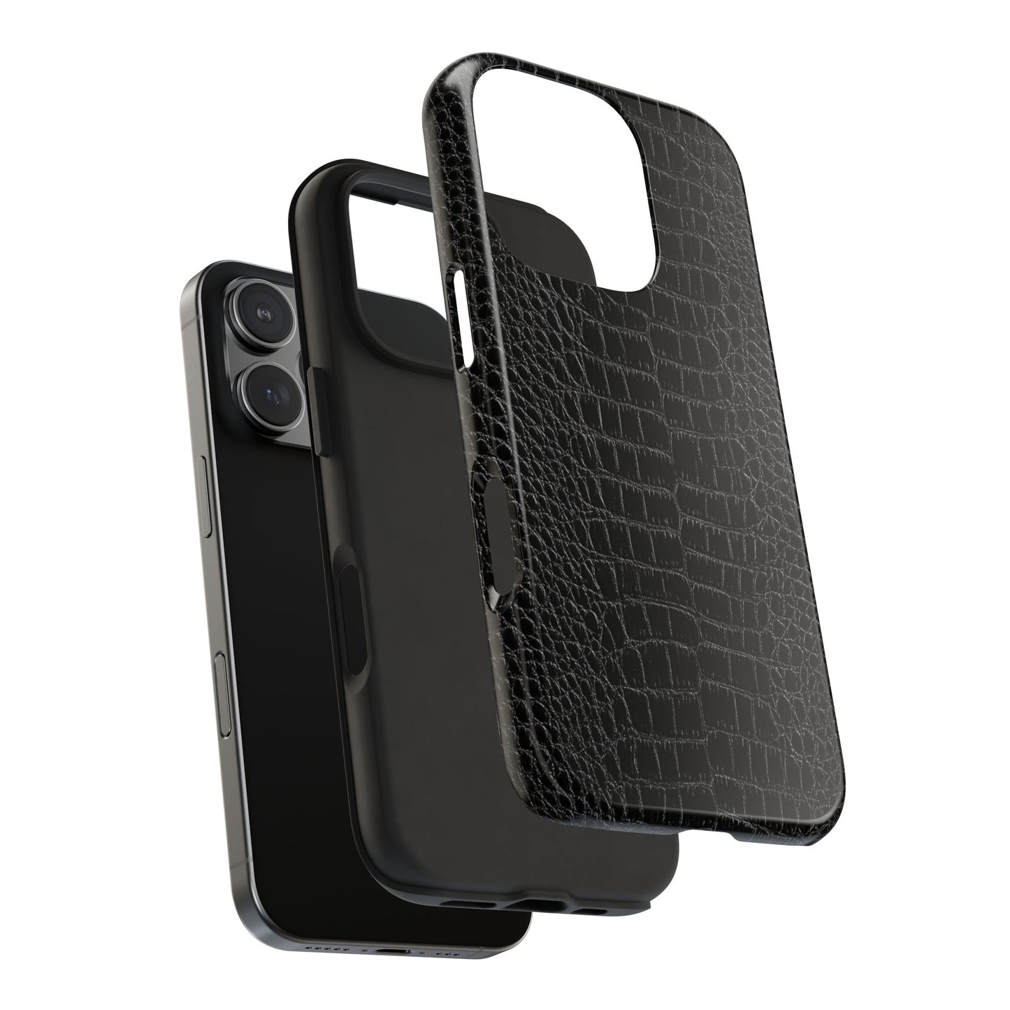 Black Crocodile Skin