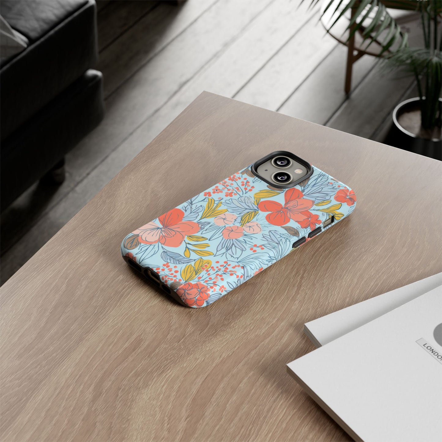 Floral 02 (iPhone X - iPhone 17 Pro Max) [TOUGH CASE]