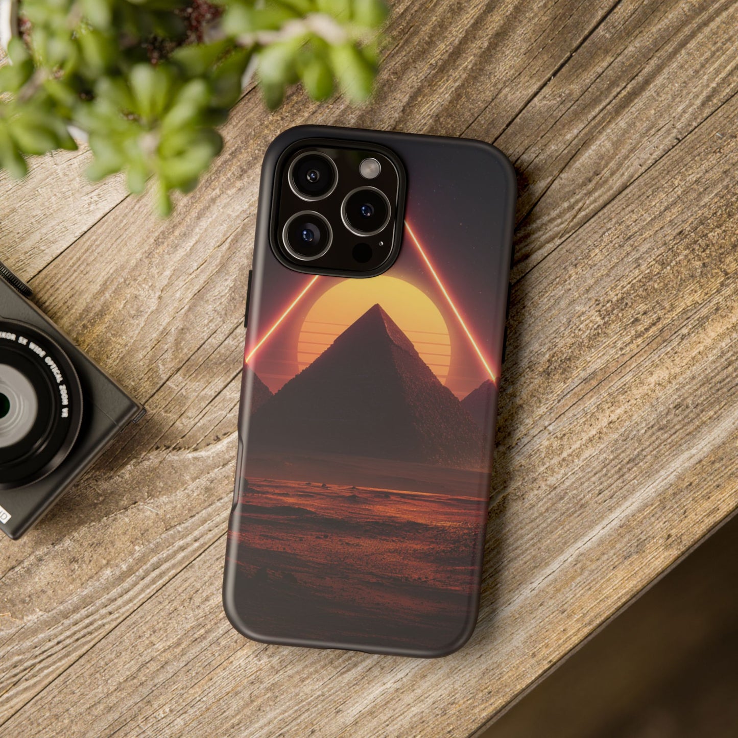 Retro Pyramid Sunset [TOUGH CASE]