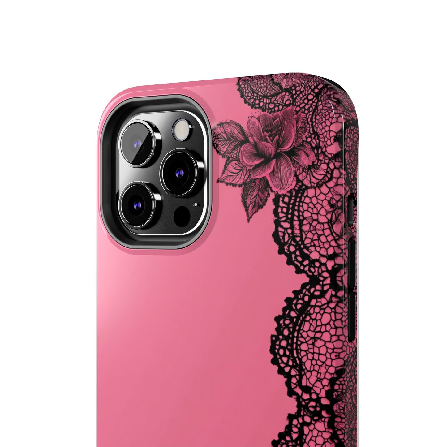 Pink Floral Lace