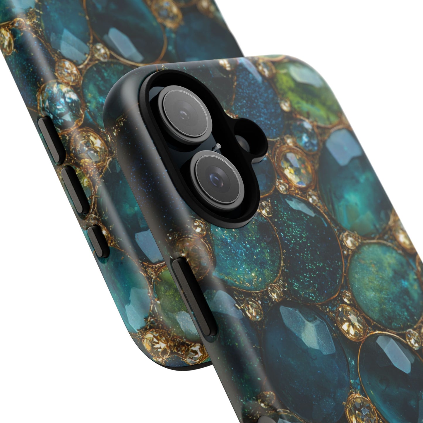 Blue Gemstones (iPhone Pro Max - iPhone X) [Tough Case]