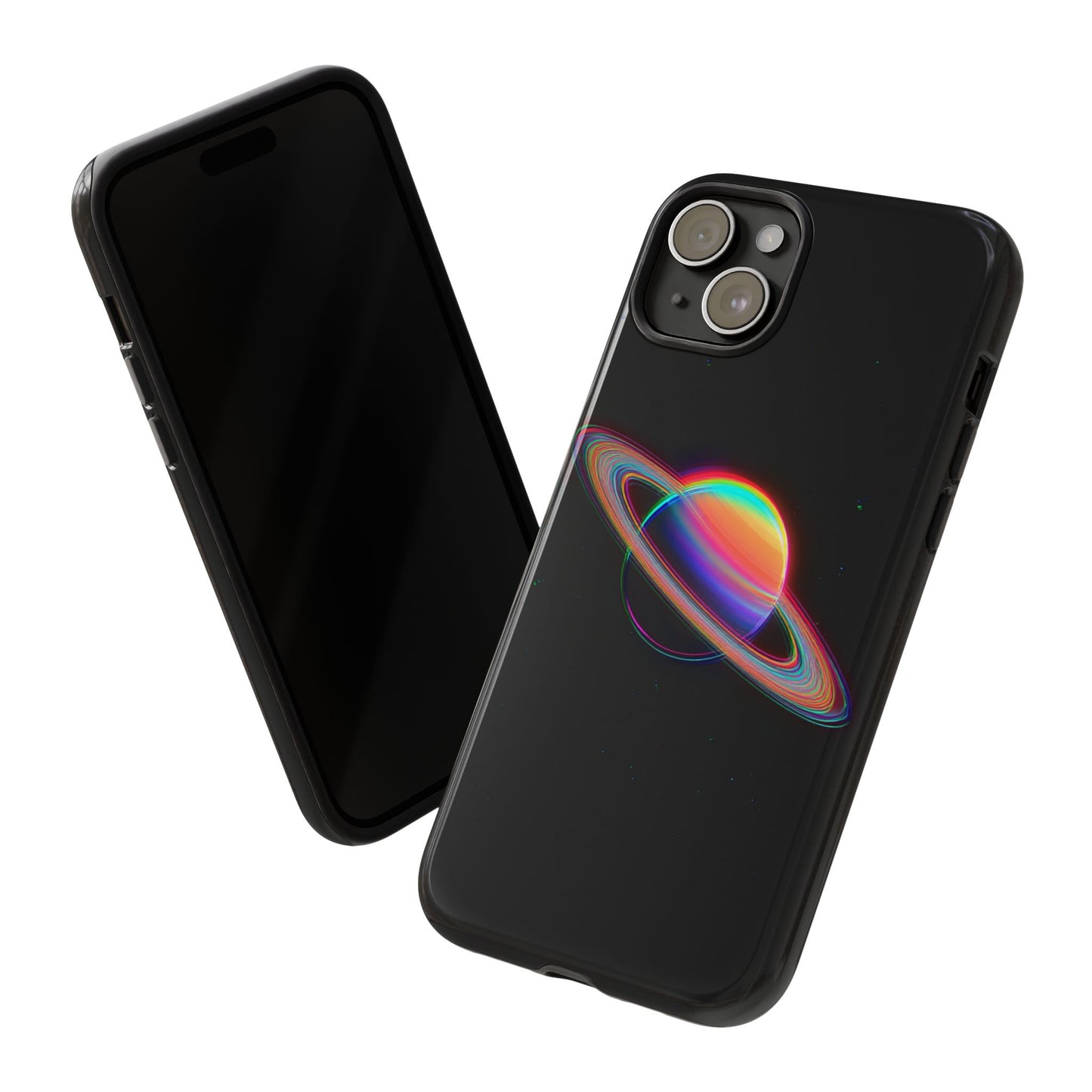 Glitched Saturn – (iPhone X - iPhone 17 Pro Max) [TOUGH CASE]